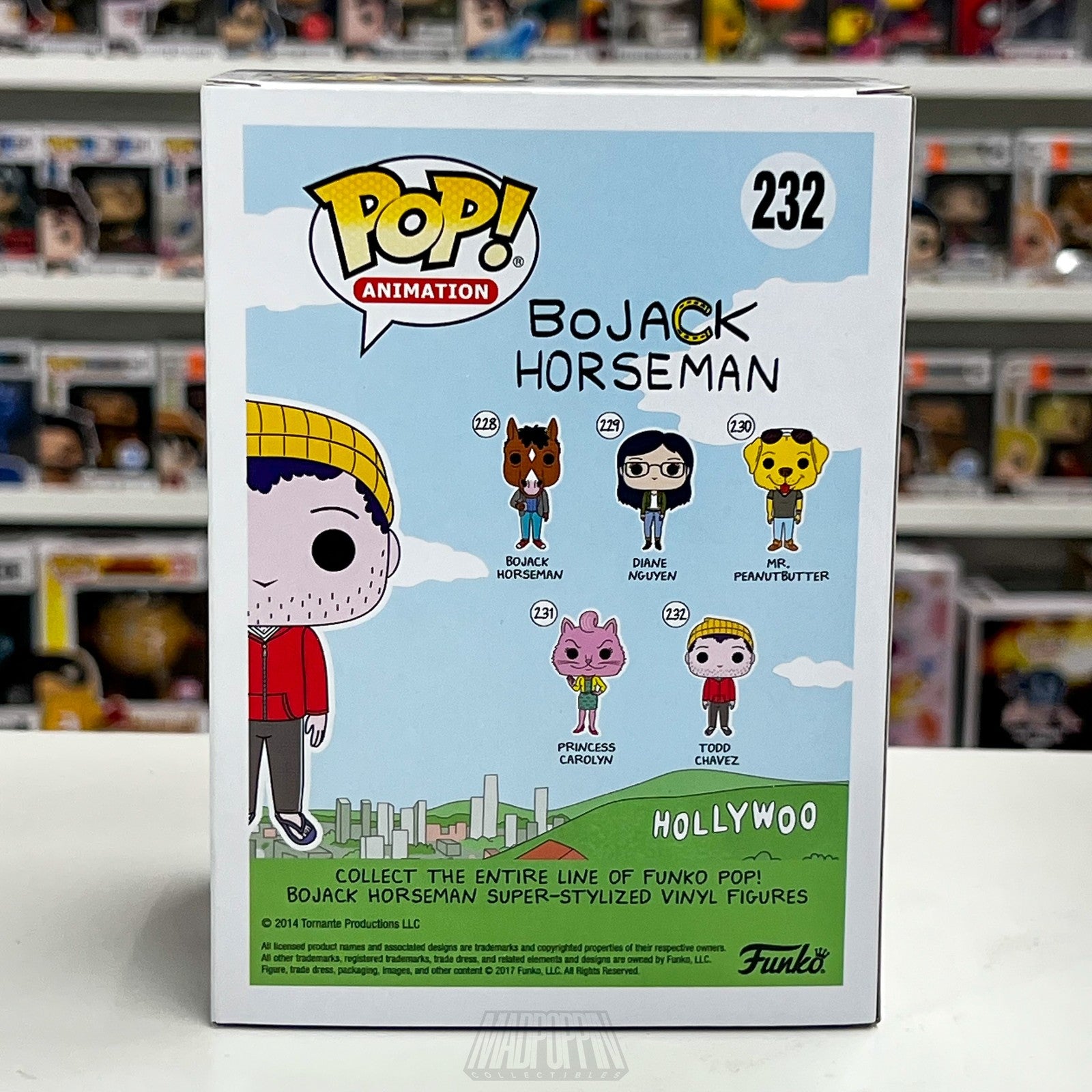 Funko Pop BoJack Horseman Todd Chavez Vinyl Figure Animation #232 TV Collectible