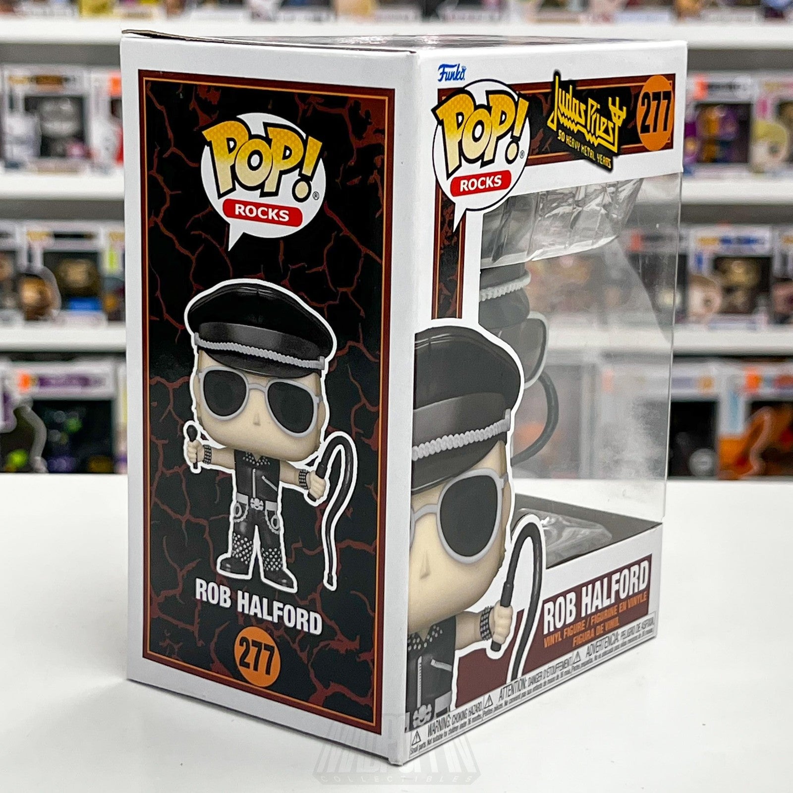 Funko Pop Rocks Judas Priest Rob Halford #277 Vinyl Figure 50 Heavy Metal Years5