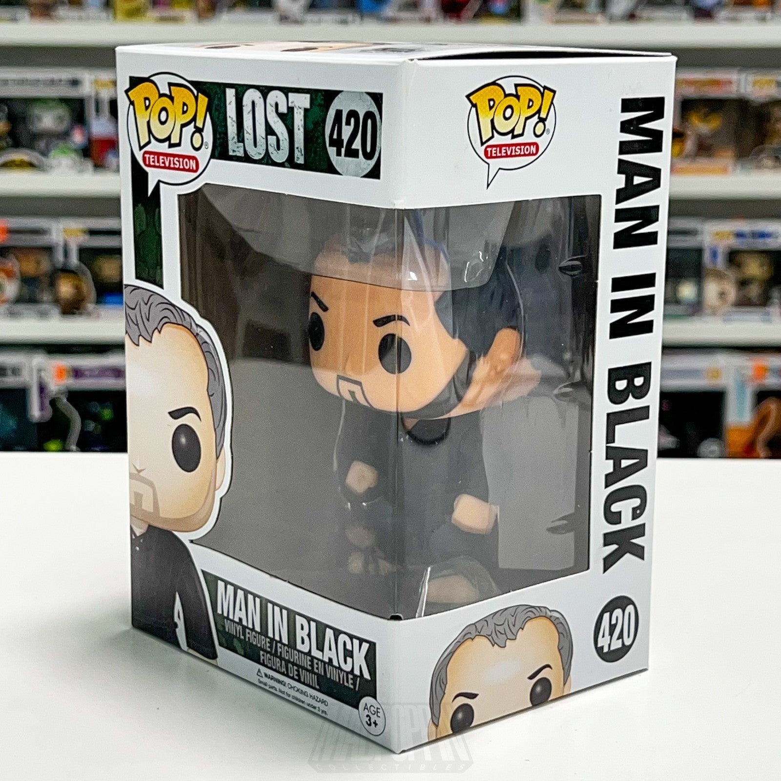 Funko Pop Television Lost Man in Black 420 Vinyl Figure Science Fiction TV Show1