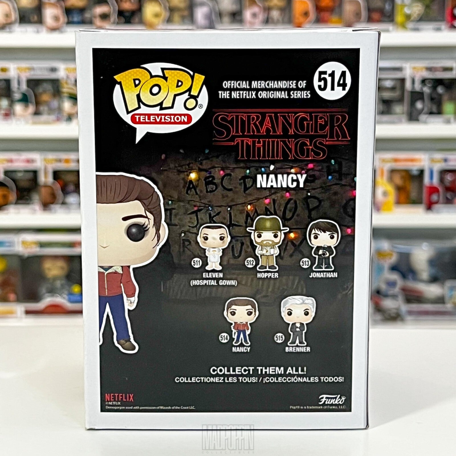 Funko Pop TV Netflix Stranger Things Nancy Wheeler w/Gun Coly Python Vaulted 514