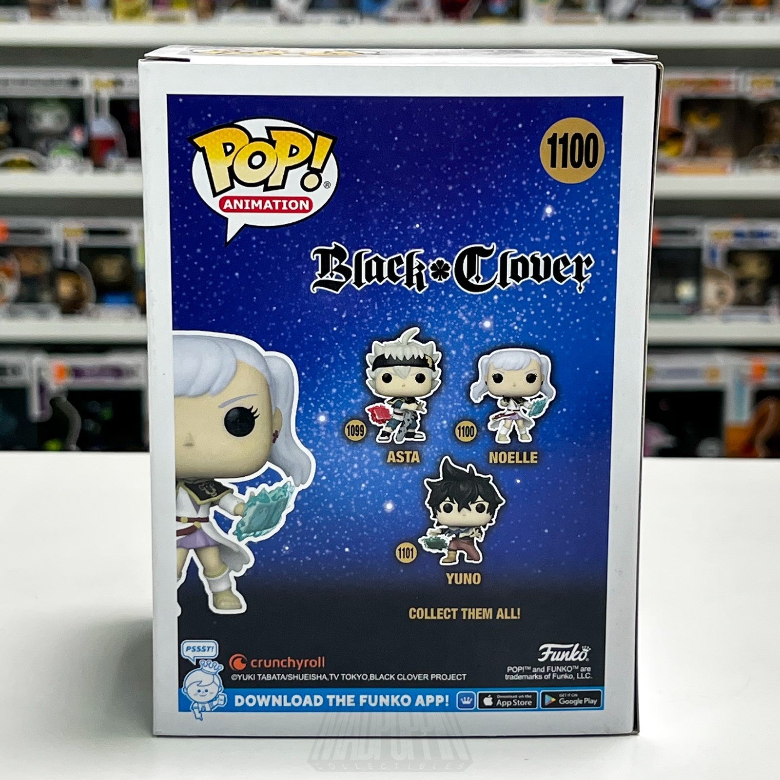 Funko Pop Anime Black Clover Noelle Silva 1100 Japanese Manga Vinyl Figure NIB3