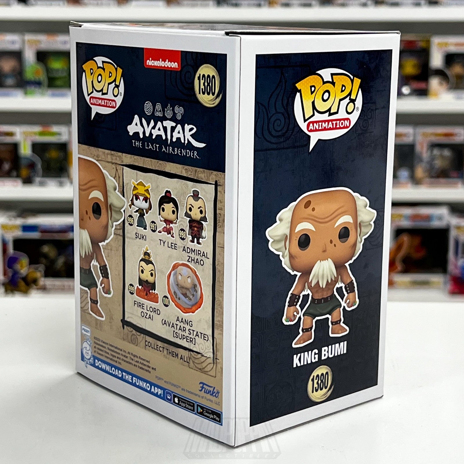 Funko Pop Anime Avatar Last Airbender King Bumi Entertainment Earth 1380 Figure4