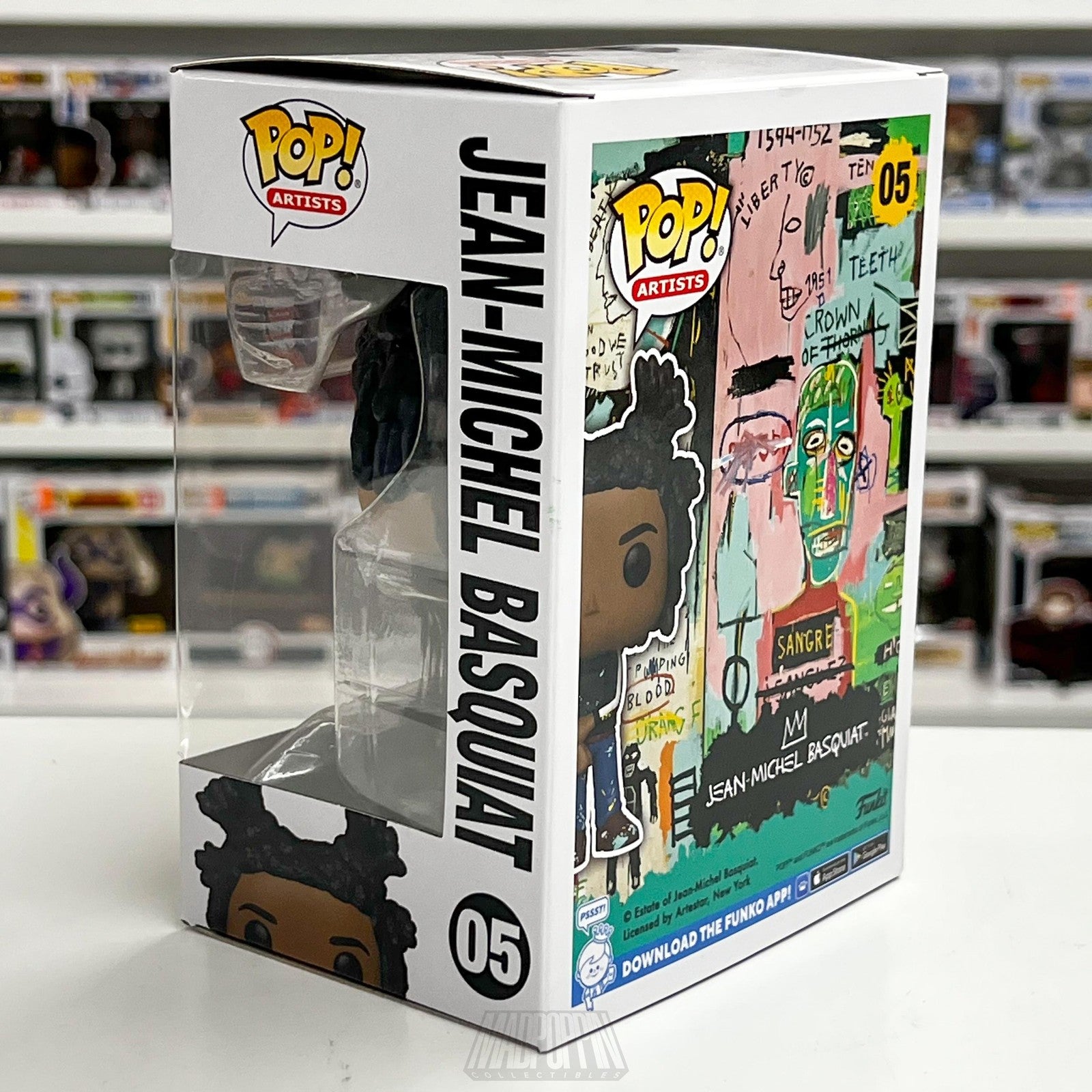 Funko Pop Jean-Michel Basquiat 05 Artist Series Vinyl Figure Art Collectible New