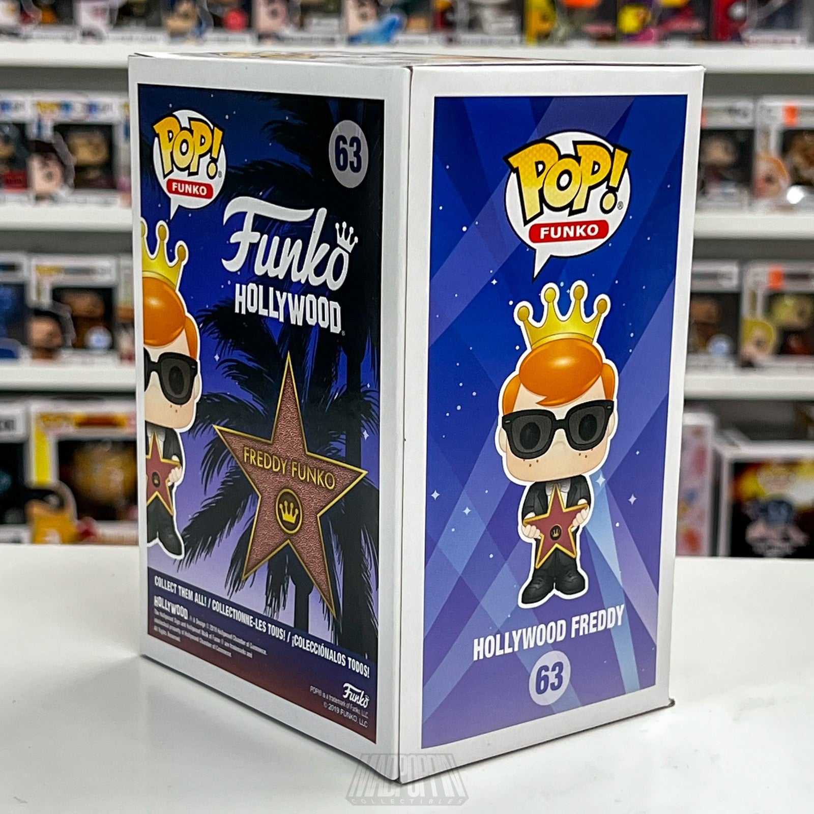 Funko Pop Hollywood Freddy 63 Exclusive Limited Edition Vinyl Figure Collectible