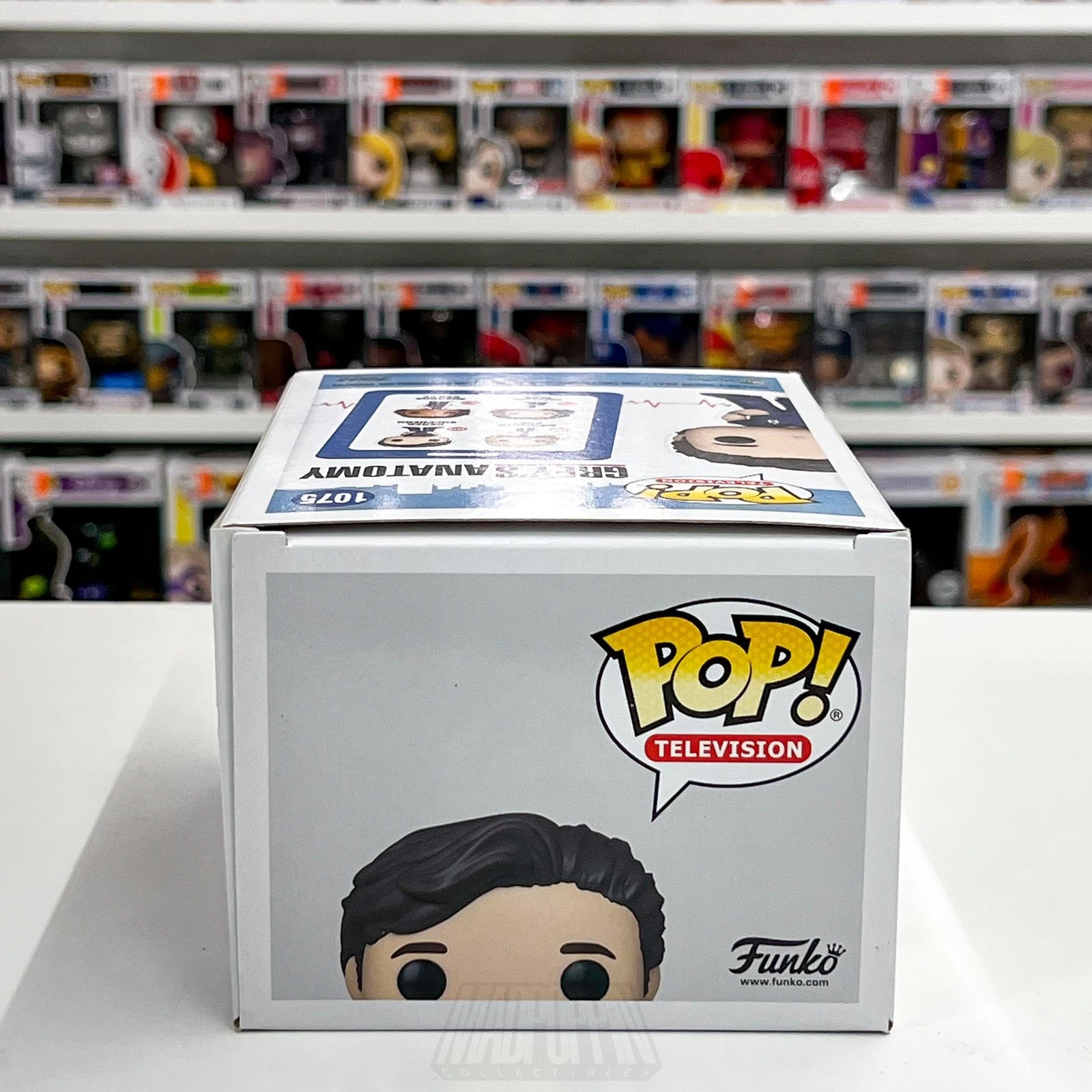 Funko Pop Television Grey's Anatomy Derek Shepherd 1075 Vinyl Figure Doctor NIB6