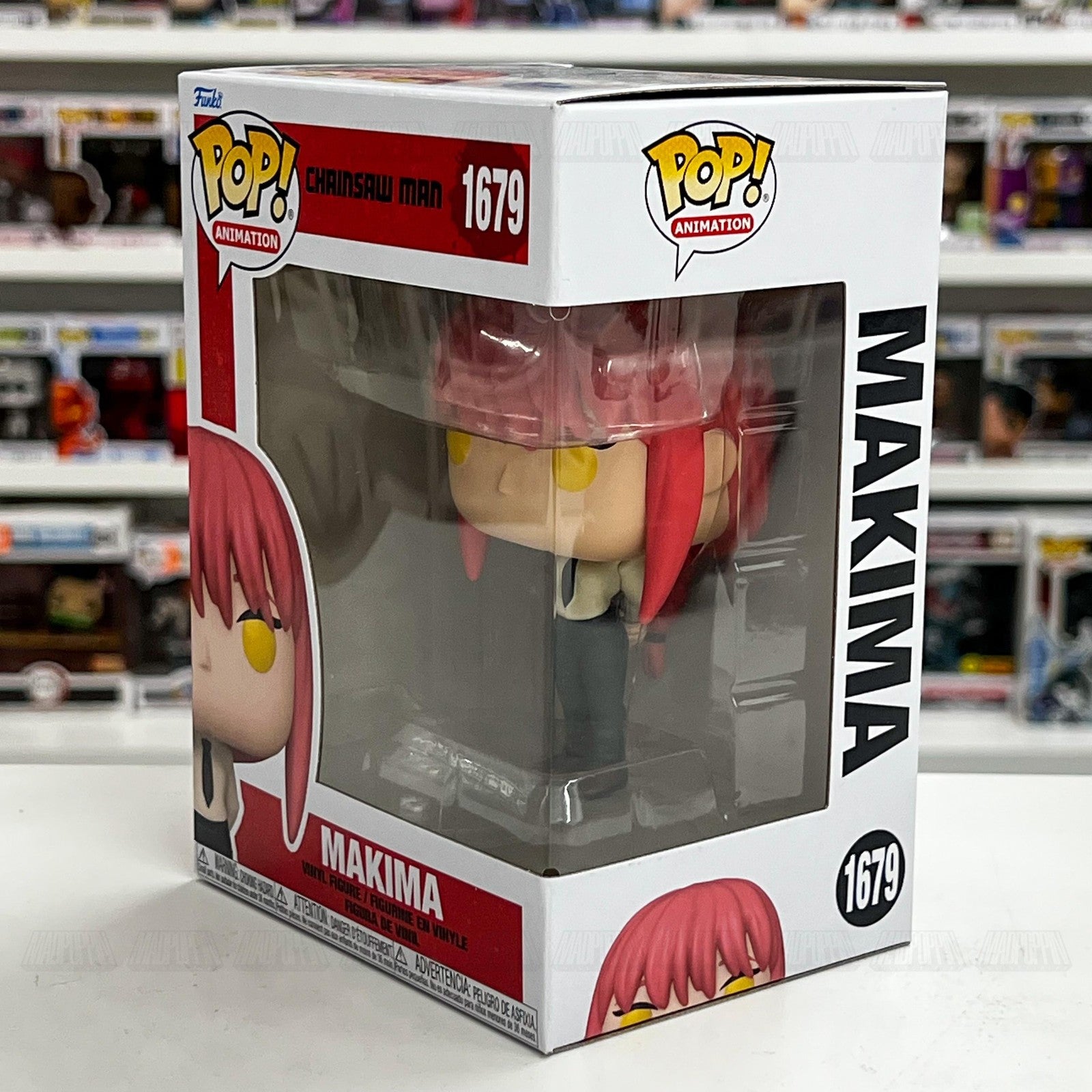 Funko Pop! Animation Chainsaw Man Makima #1679 Vinyl Figure Anime New in Box