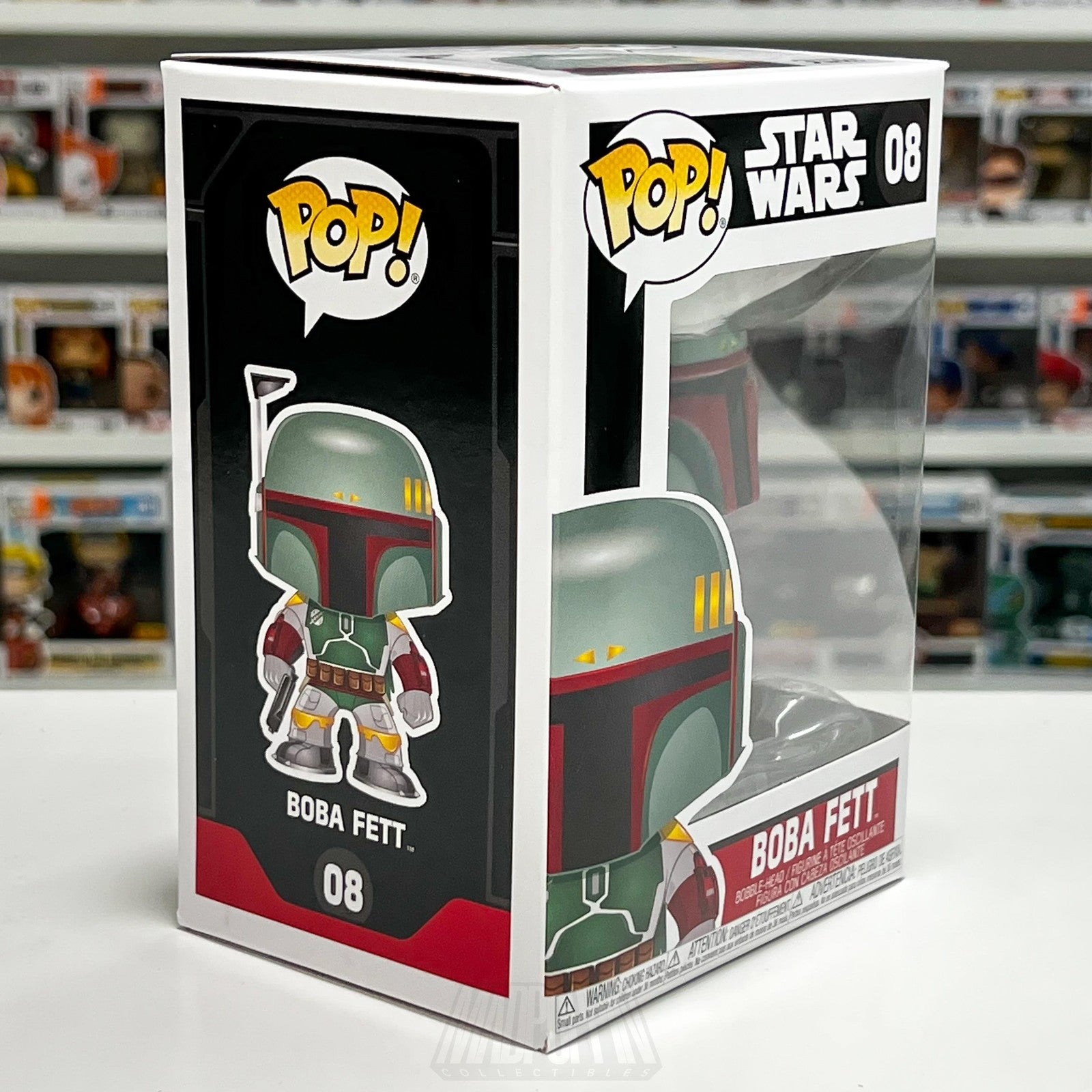 Funko Pop Star Wars Boba Fett 08 Bobble-Head Vinyl Figure 2020 Disney Bounty NIB