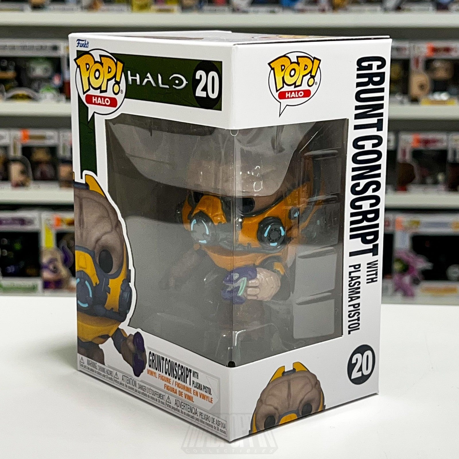 Funko Pop! Halo 20 Grunt Conscript Plasma Pistol Vinyl Figure Halo Infinite Toy