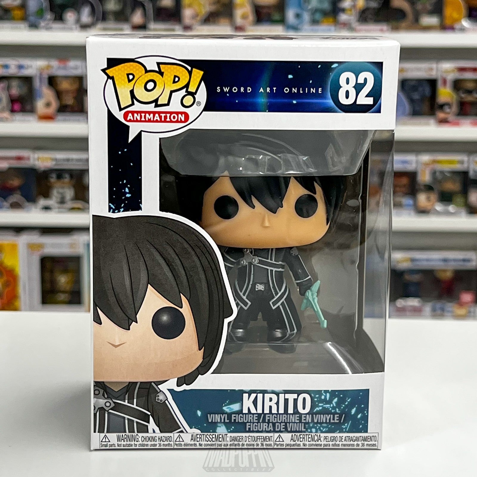 Funko Pop Anime Sword Art Online Kirito 82 Japanese Animation Manga