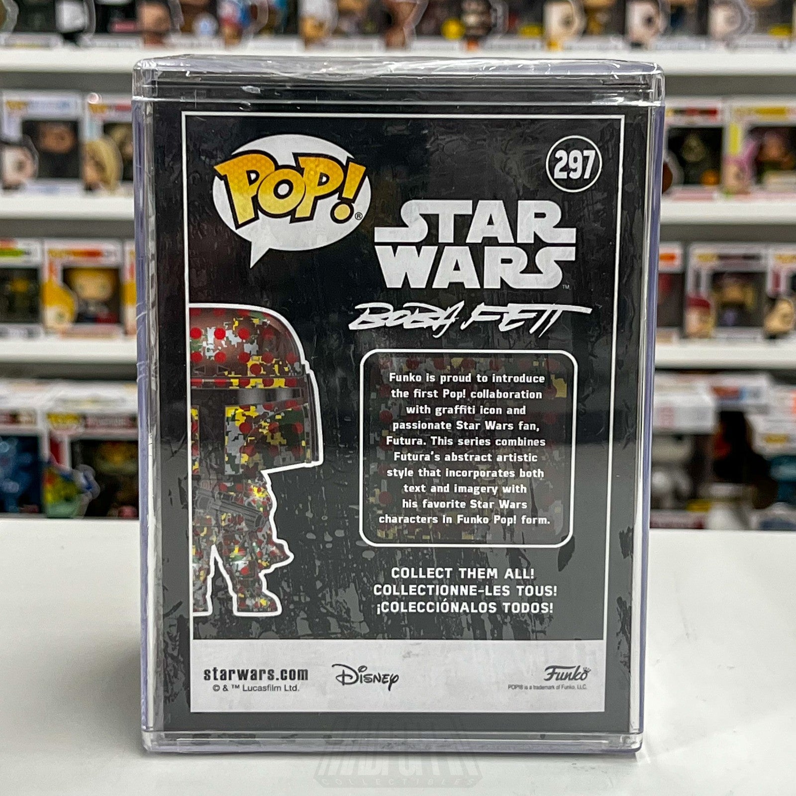 Funko Pop Star Wars Boba Fett Futura Camo Special Edition 297 Bounty Hunter Toy3