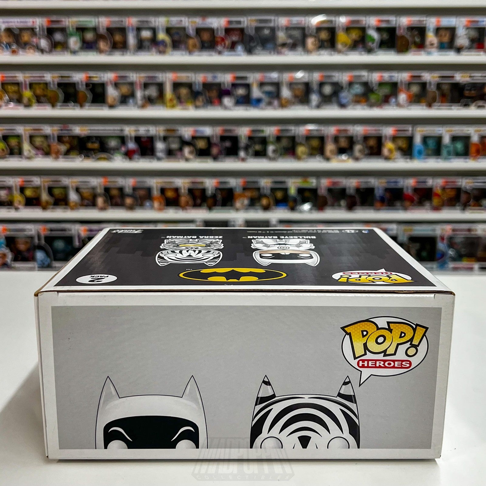 Funko Pop DC Heroes Zebra & Bullseye Batman 2 Pack Hot Topic Exclusive Vinyl Toy