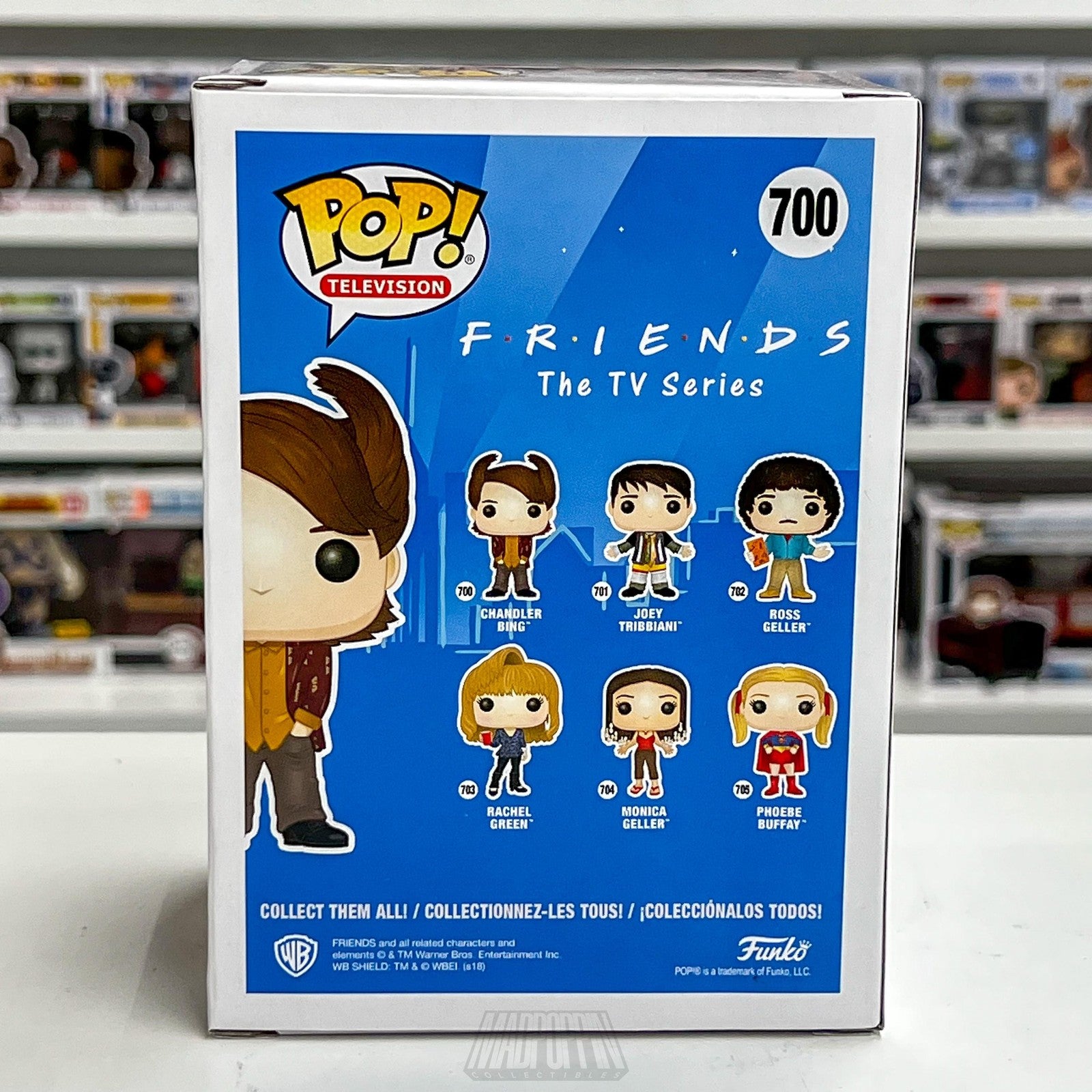 Funko Pop Friends Chandler Bing 700 Vinyl Figure TV Series Collectible New Box