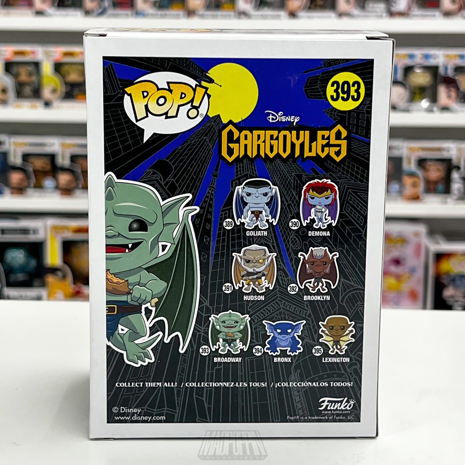 Funko Pop Disney Gargoyles Broadway Vinyl Figure 393 New Animation Collectible