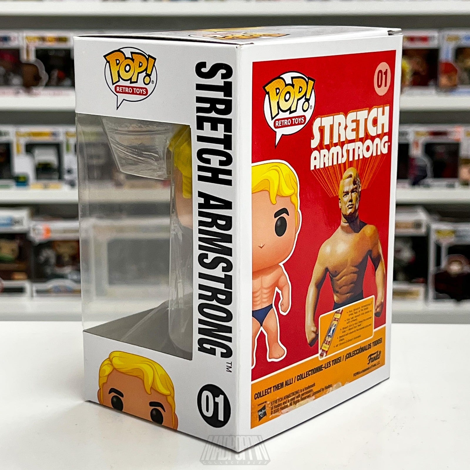 Funko Pop Retro Toys Stretch Armstrong 01 Vinyl Figure Collectible New in Box