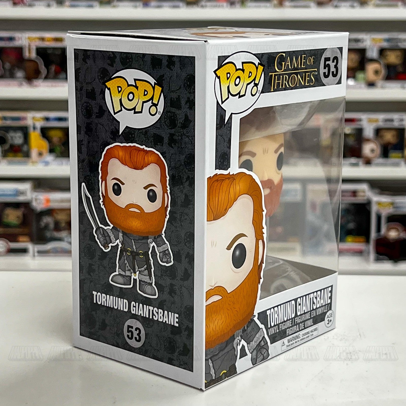Funko Pop Game of Thrones Tormund Giantsbane 53 Vinyl Figure Edition 7 New Box