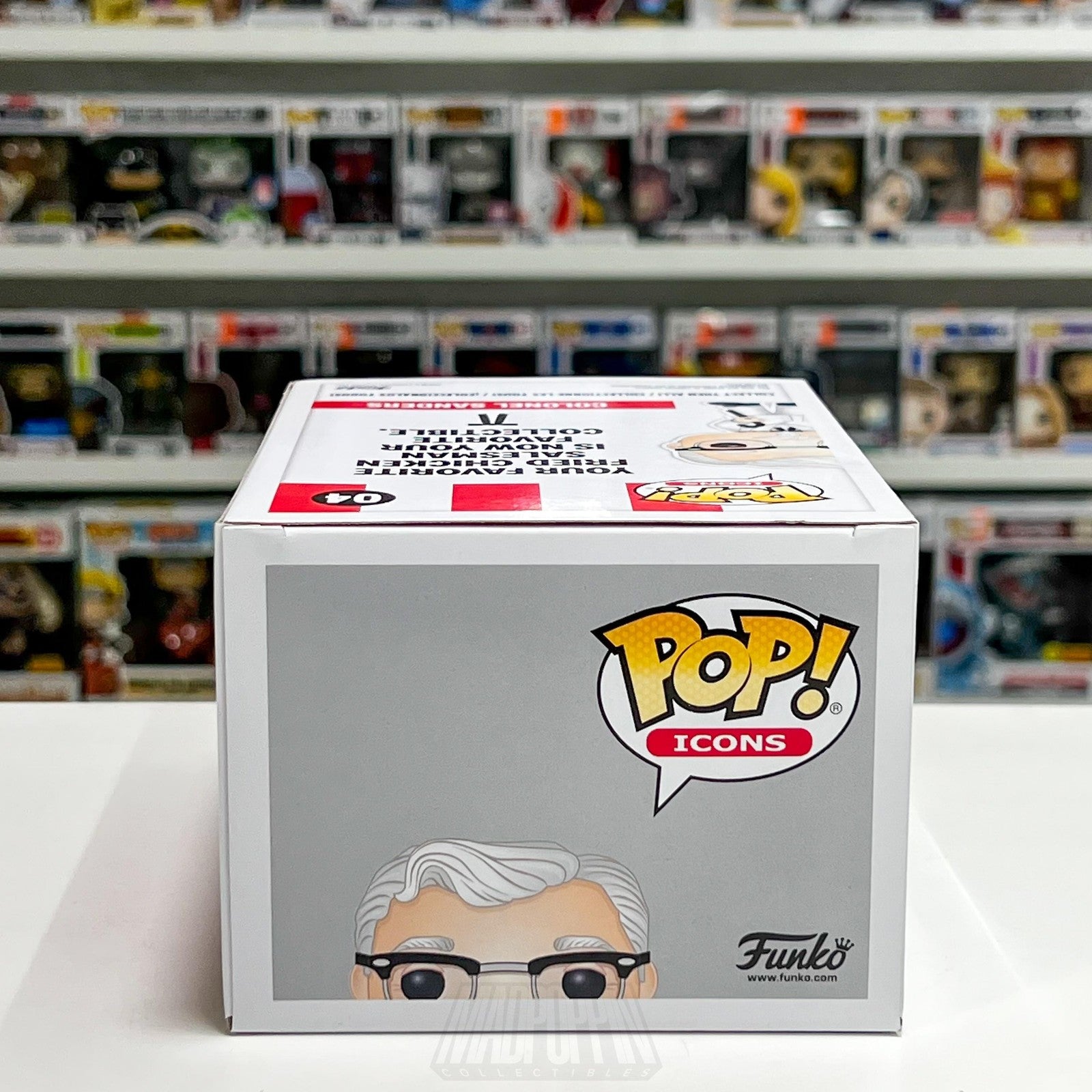 Funko Pop Icons KFC Colonel Sanders w/Cane 04 Figure Kentucky Fried Chicken Toy