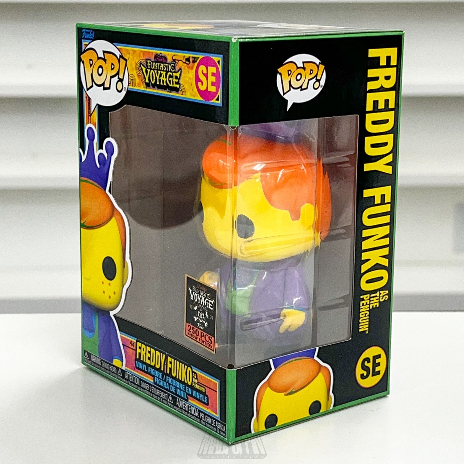 Funko Pop Fundays Funtastic Voyage Freddy as Penguin Blacklight 250 PCS SE Show