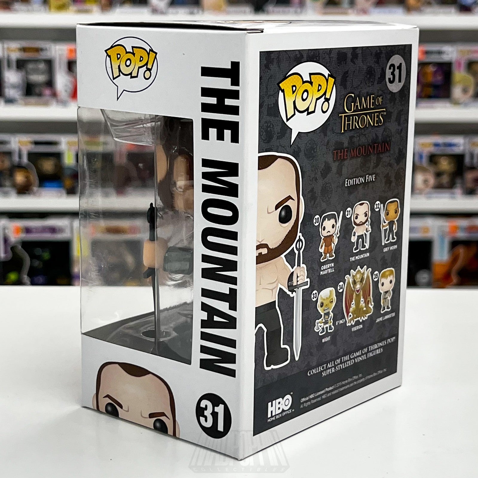Funko Pop Game of Thrones The Mountain #31 Vinyl Figure HBO Edition Five Boxed2