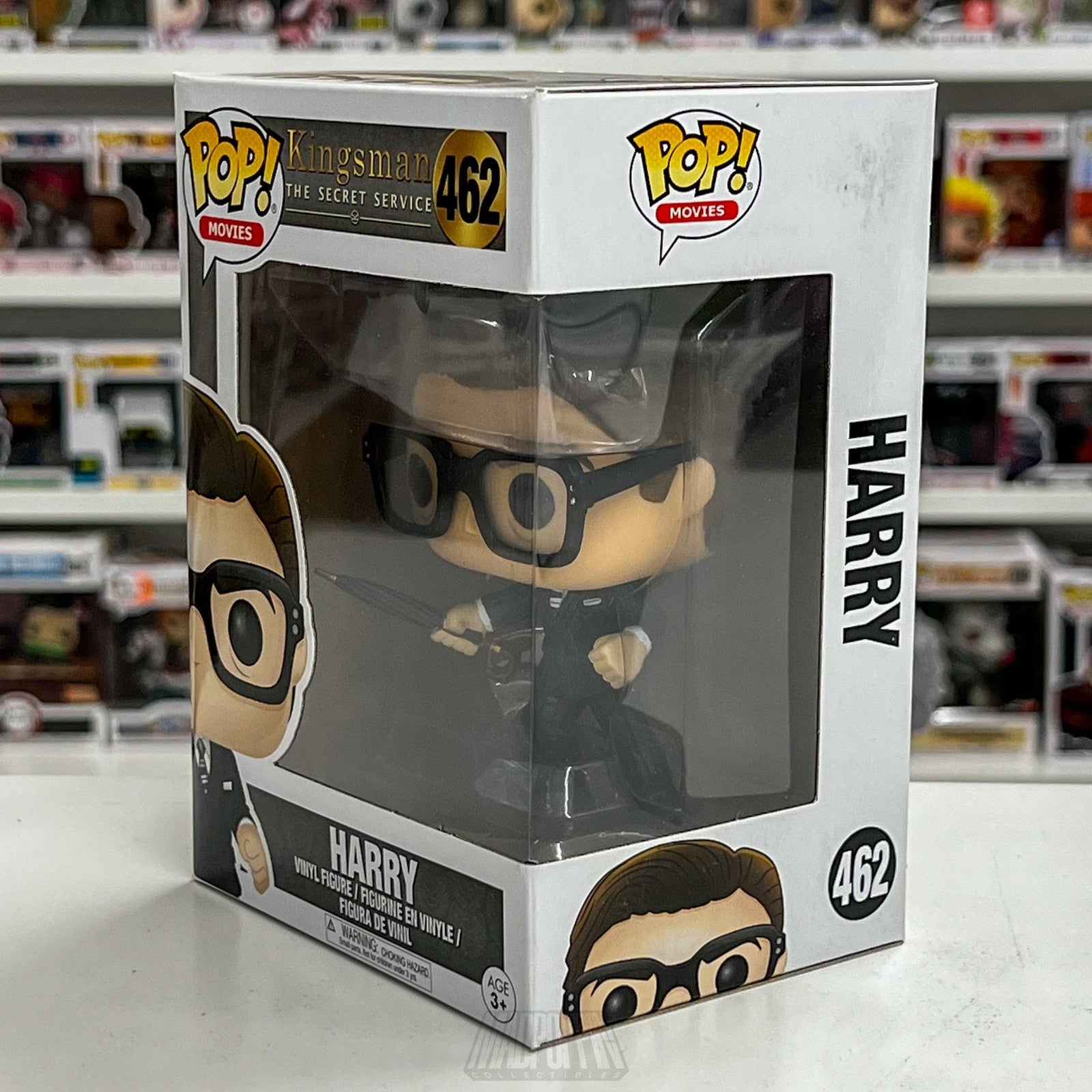 Funko Pop Kingsman The Secret Service Harry 462 Vinyl Figure NIB Collectible