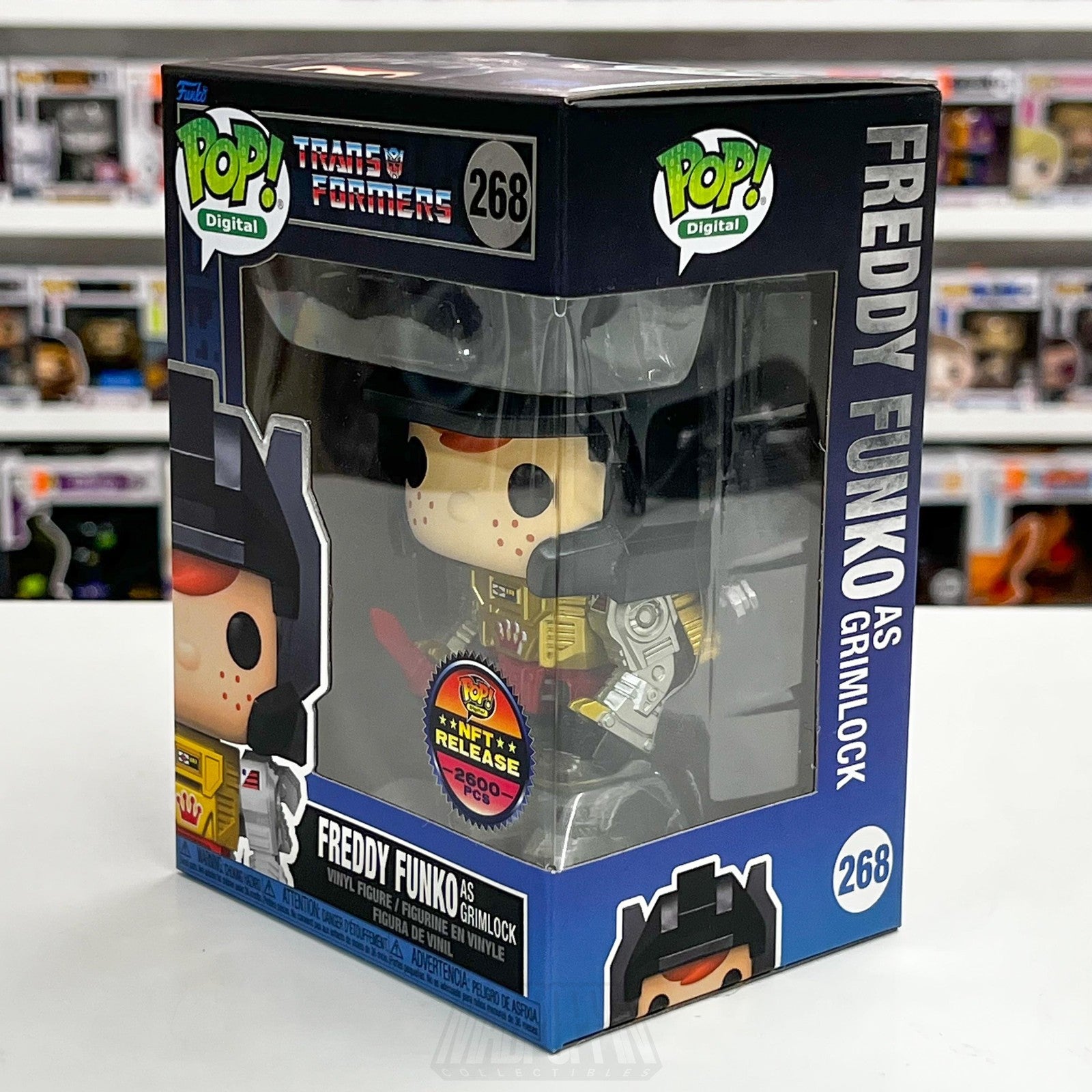 Funko Pop Digital Release Transformers Freddy as Grimlock 68 Dinobot 2600 PCS1