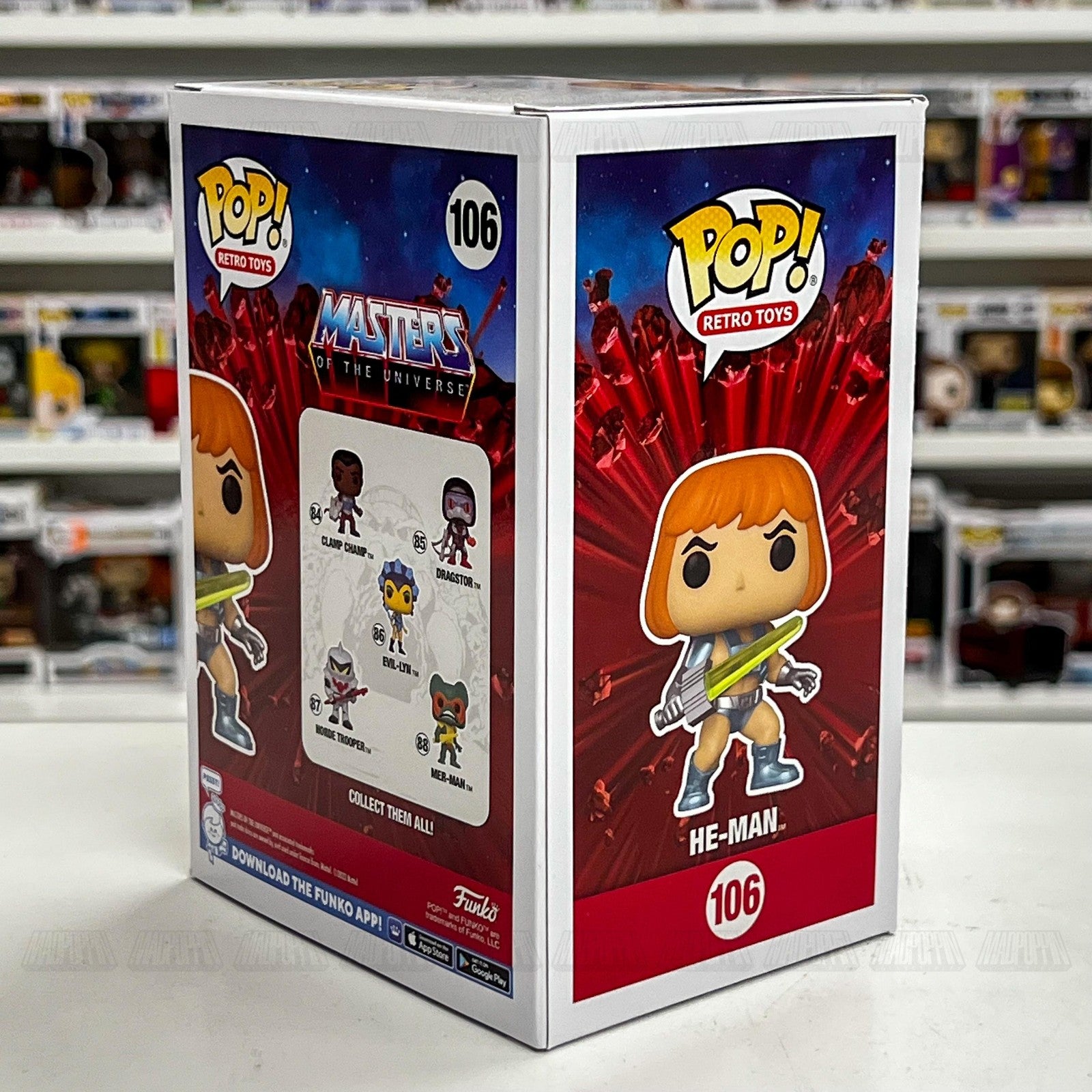 Funko Pop He-Man Masters of the Universe 106 SDCC 2022 Toy Tokyo Limited Edition