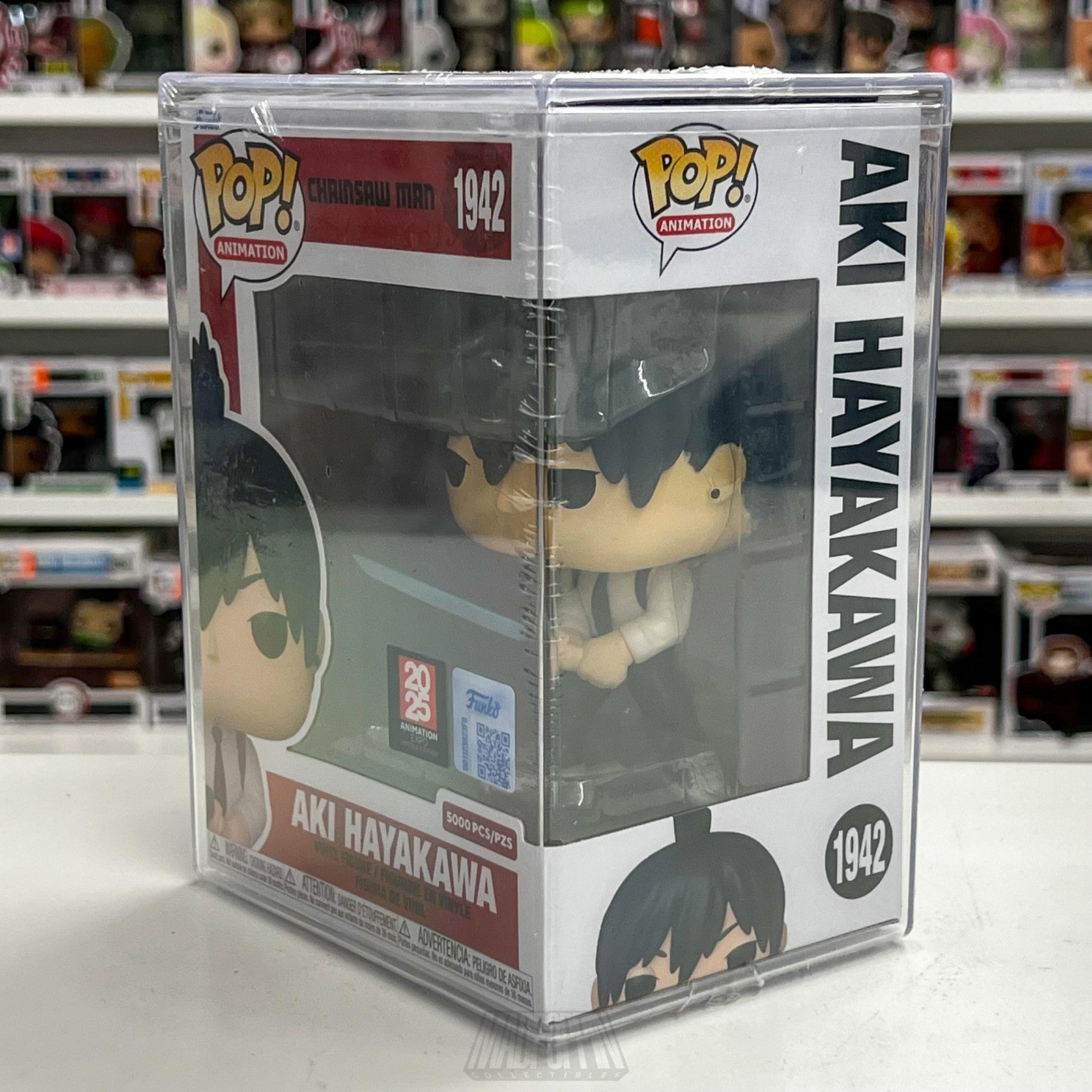 Funko Pop Chainsaw Man Aki Hayakawa 1942 Limited 5000pcs Vinyl Figure Animation