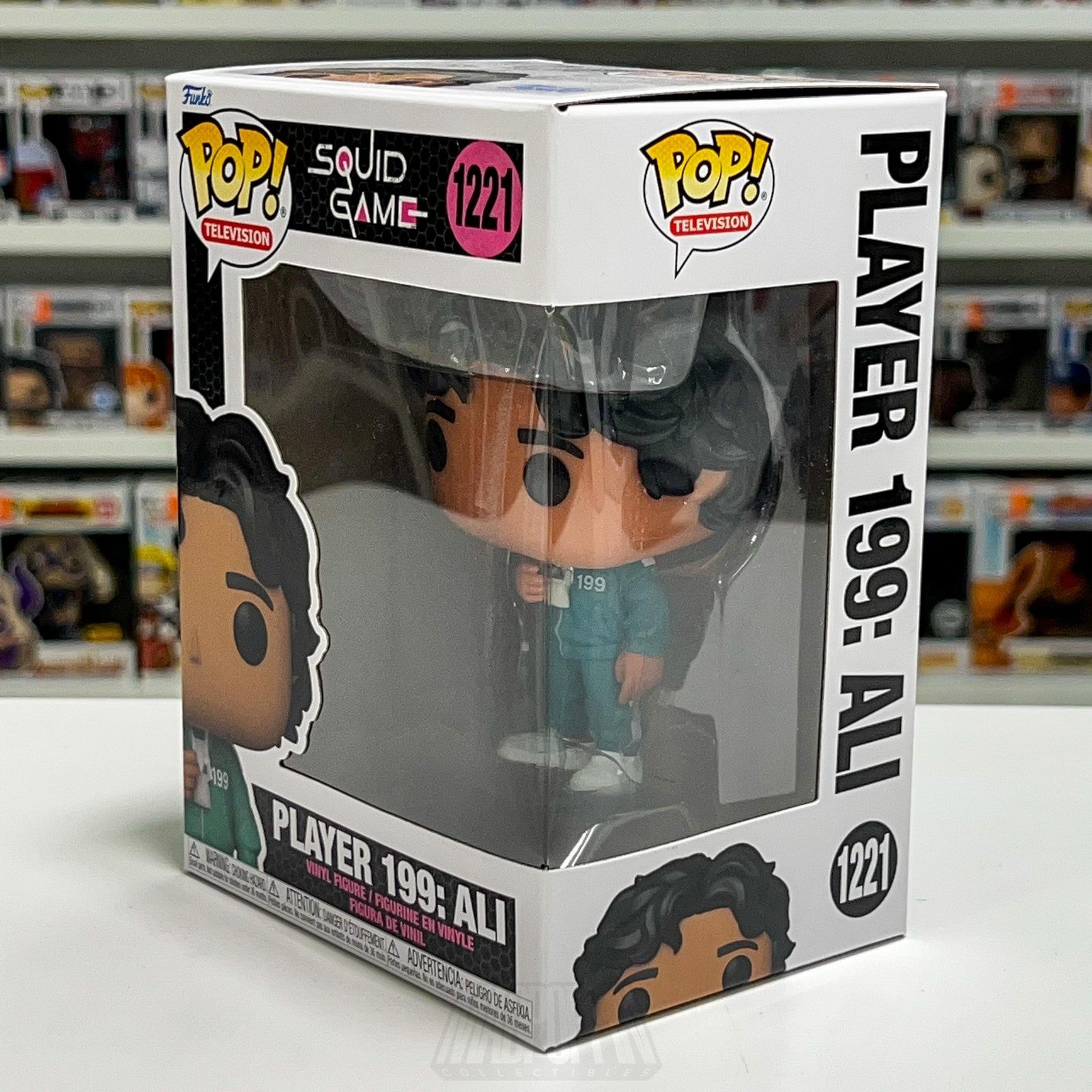 Funko Pop Television Squid Game Player 199 Ali Vinyl Figure #1221 New In Box Toy