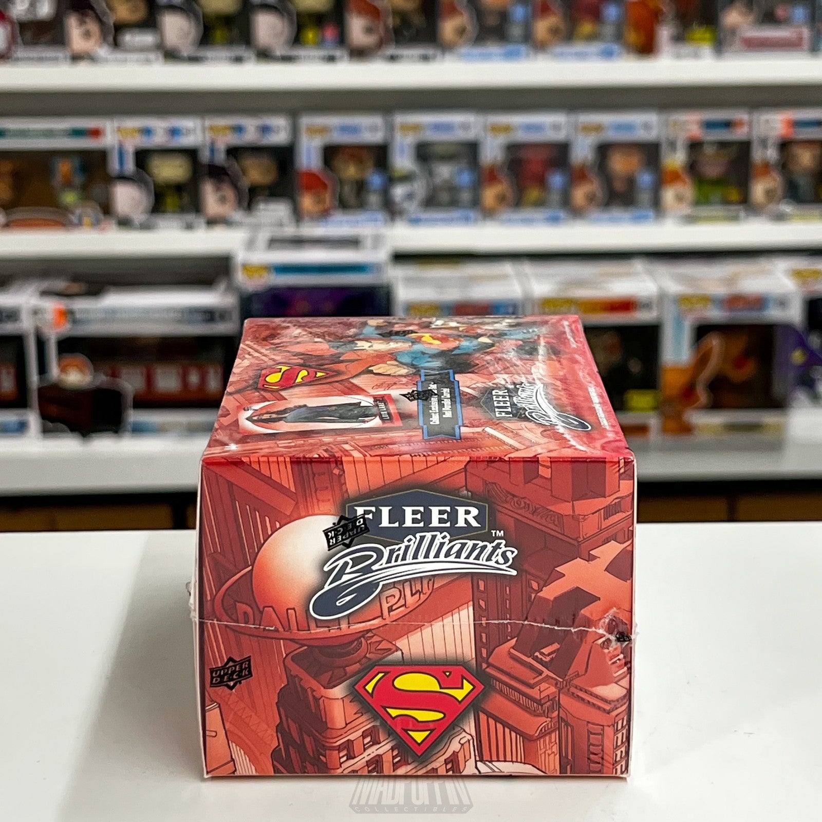 Fleer Brilliants Superman DC Red Blaster Box Parallel Target Cards Upper Deck