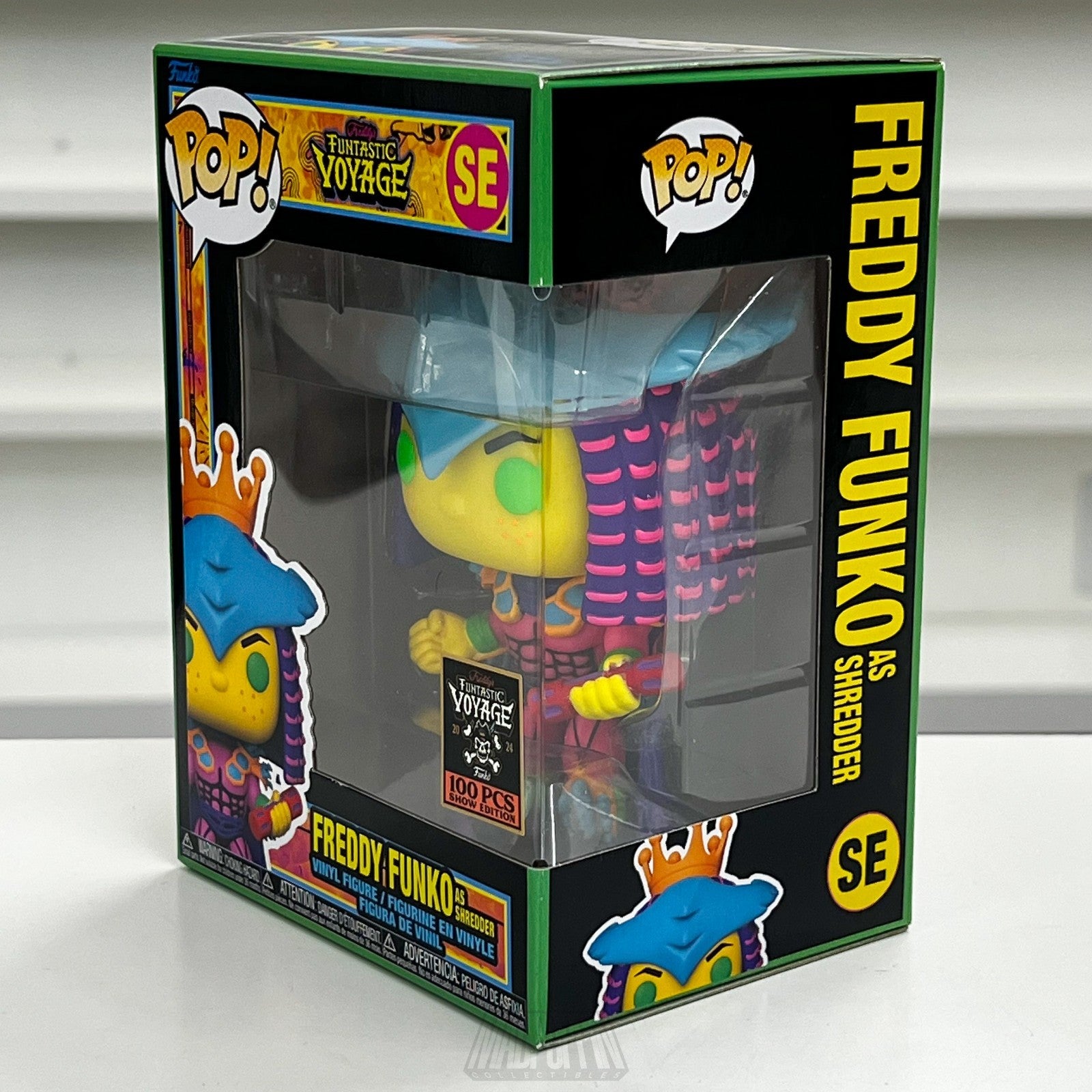 Funko Pop Fundays Funtastic Voyage Freddy as Shredder Blacklight 100 PCS TMNT
