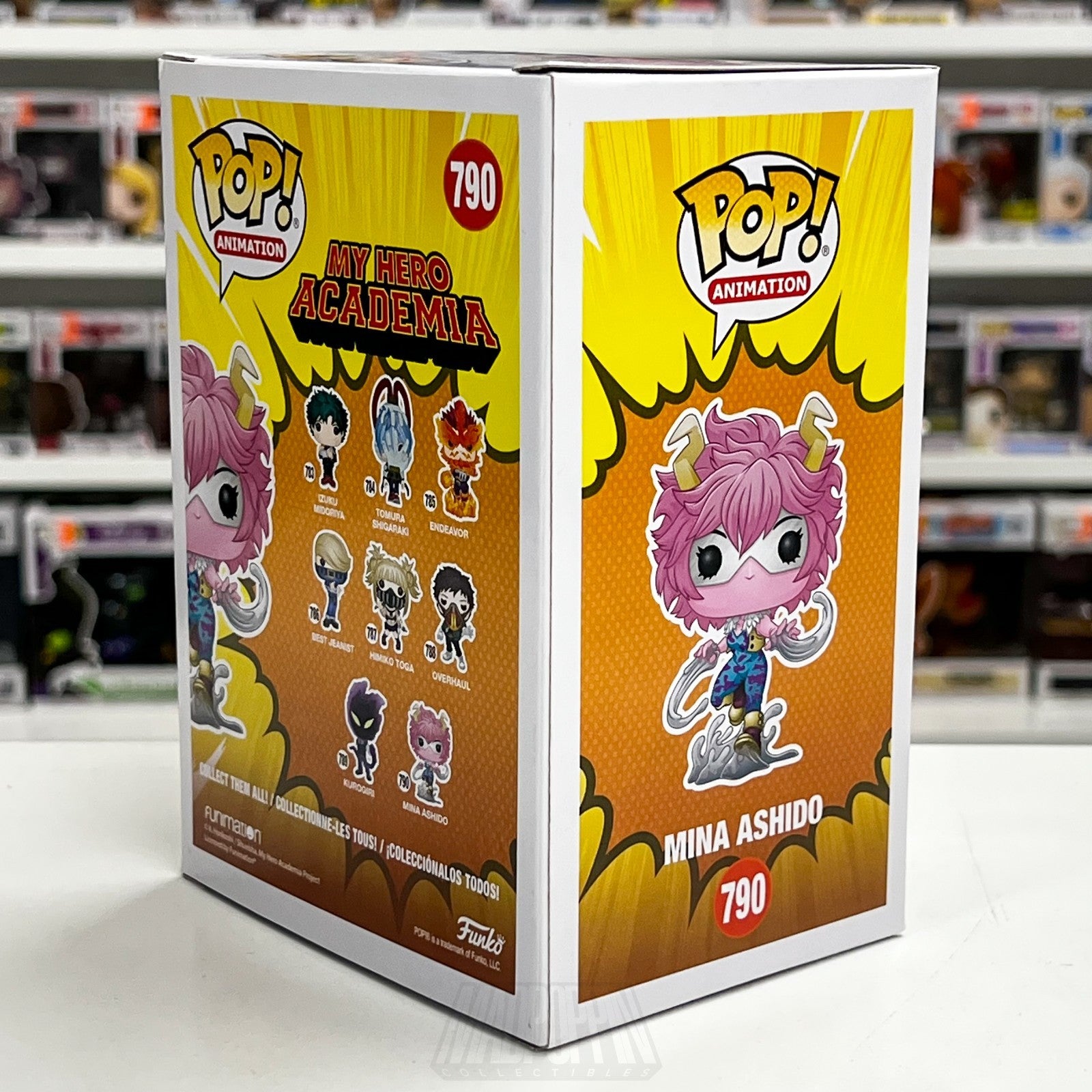Funko Pop Anime My Hero Academia Mina Ashido Metallic 790 GameStop Vinyl Figure4