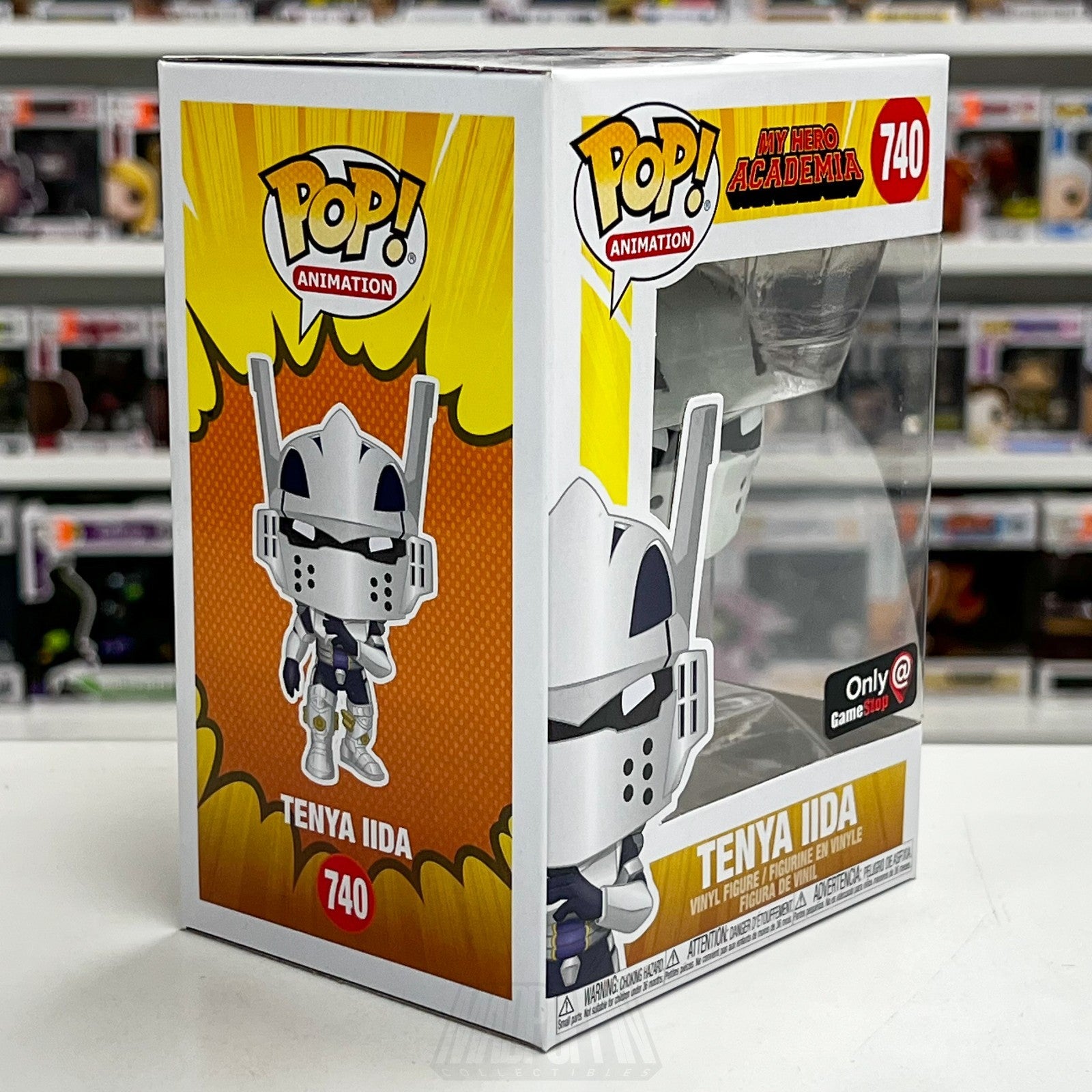 Funko Pop Anime My Hero Academia Tenya Iida GameStop 740 Animation Vinyl Figure5