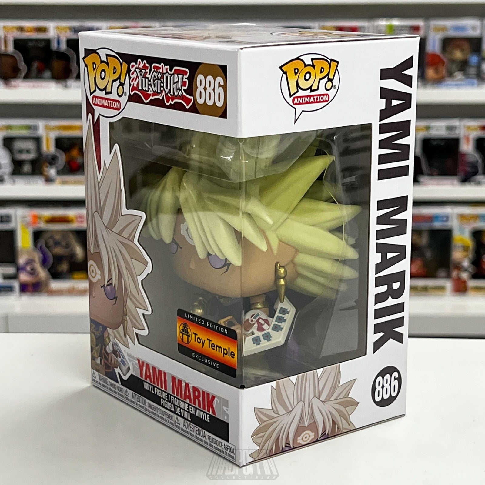 Funko Pop Yami Marik 886 Yu-Gi-Oh Animation Vinyl Figure Temple Exclusive New