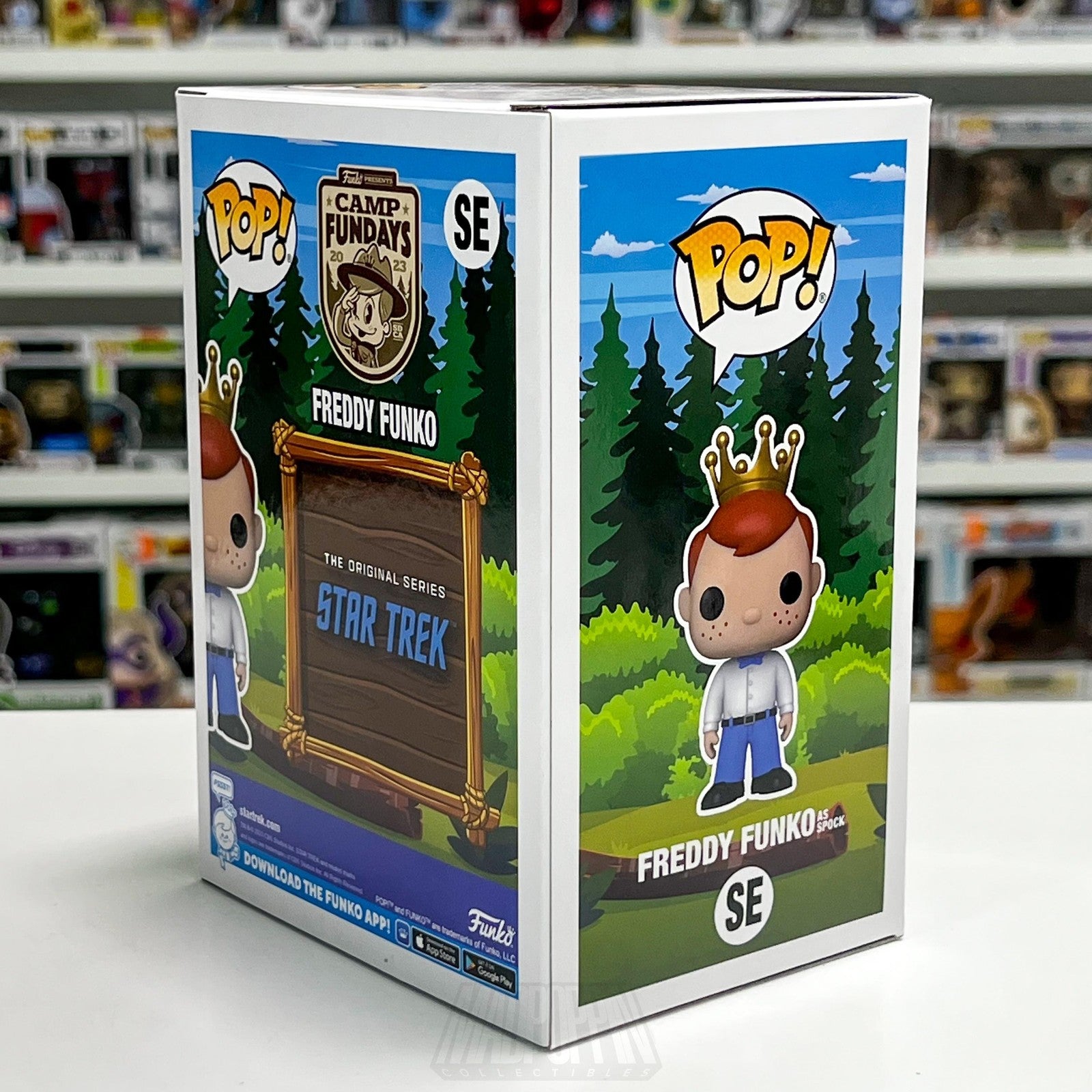 Funko Pop Freddy as Spock SE Camp Fundays 2023 850 PCS Star Trek Figure Vulcan