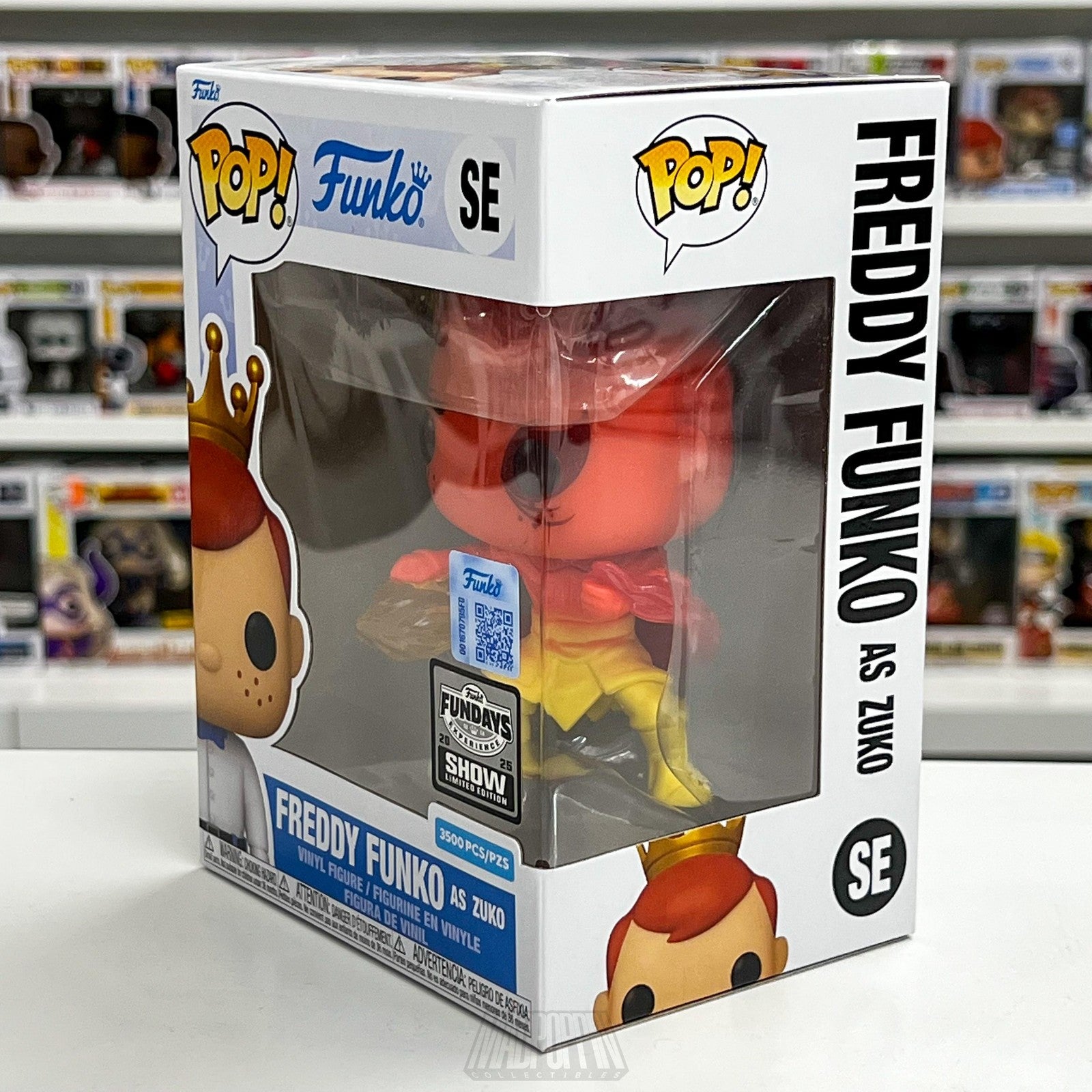 Freddy Funko as Zuko Fundays LE 3500 Avatar Last Airbender SE Anime Pop Vinyl