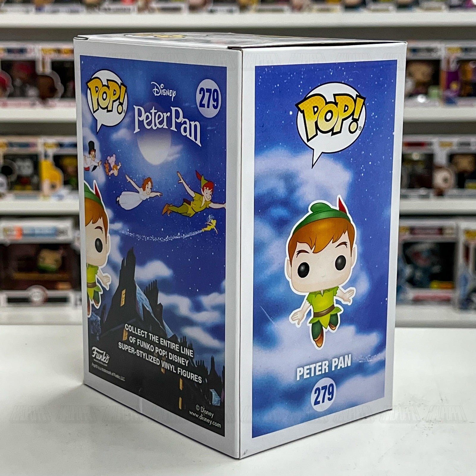 Funko Pop! Disney Peter Pan #279 Hot Topic Exclusive Vinyl Figure Box Damage