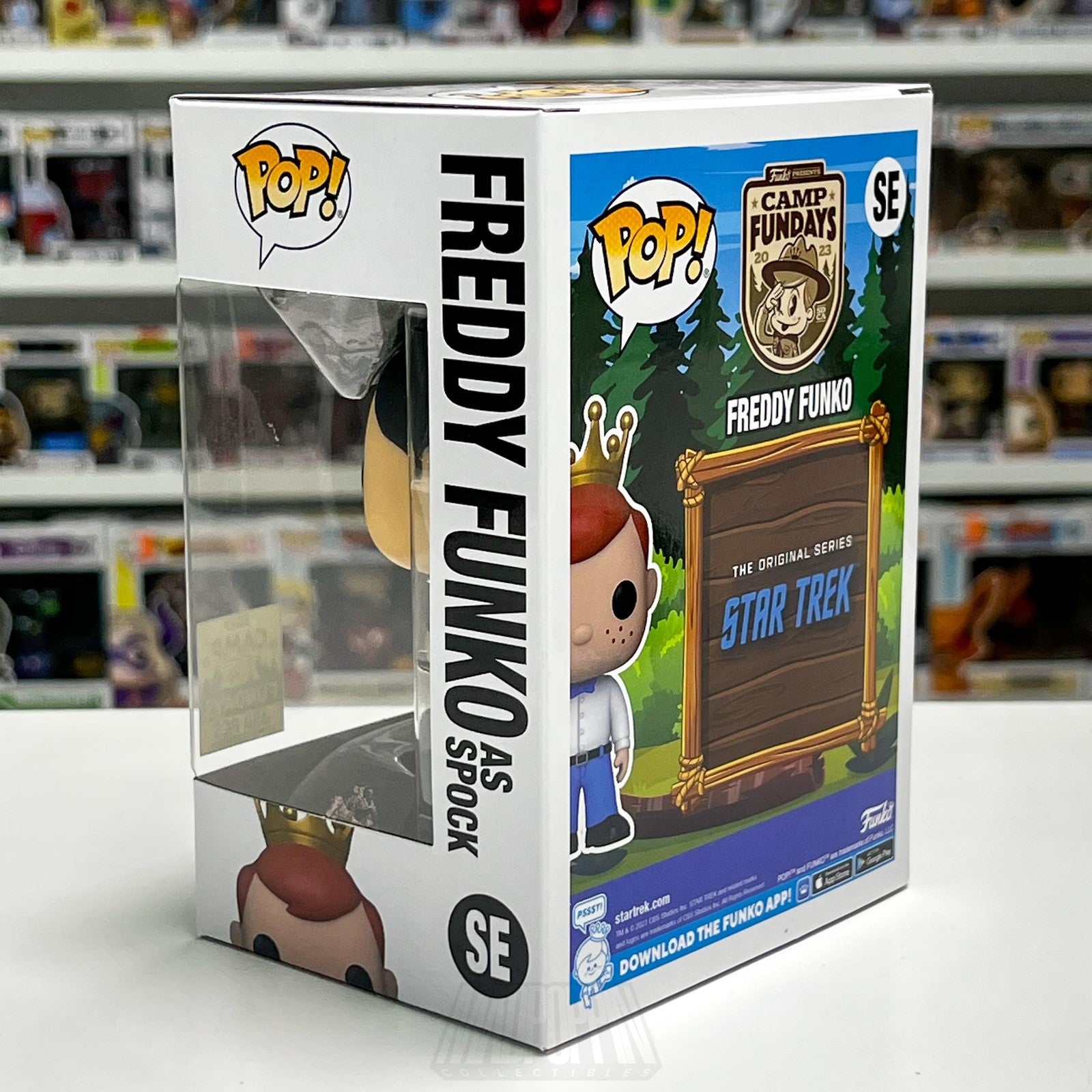 Funko Pop Freddy as Spock SE Camp Fundays 2023 850 PCS Star Trek Figure Vulcan