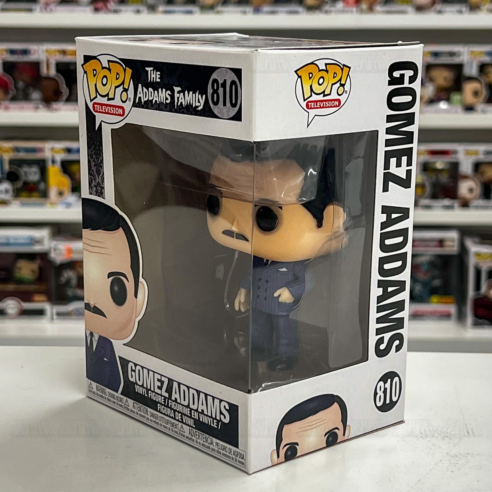 Funko Pop Television Gomez Addams Family Vinyl Figure 810 TV Collectible New