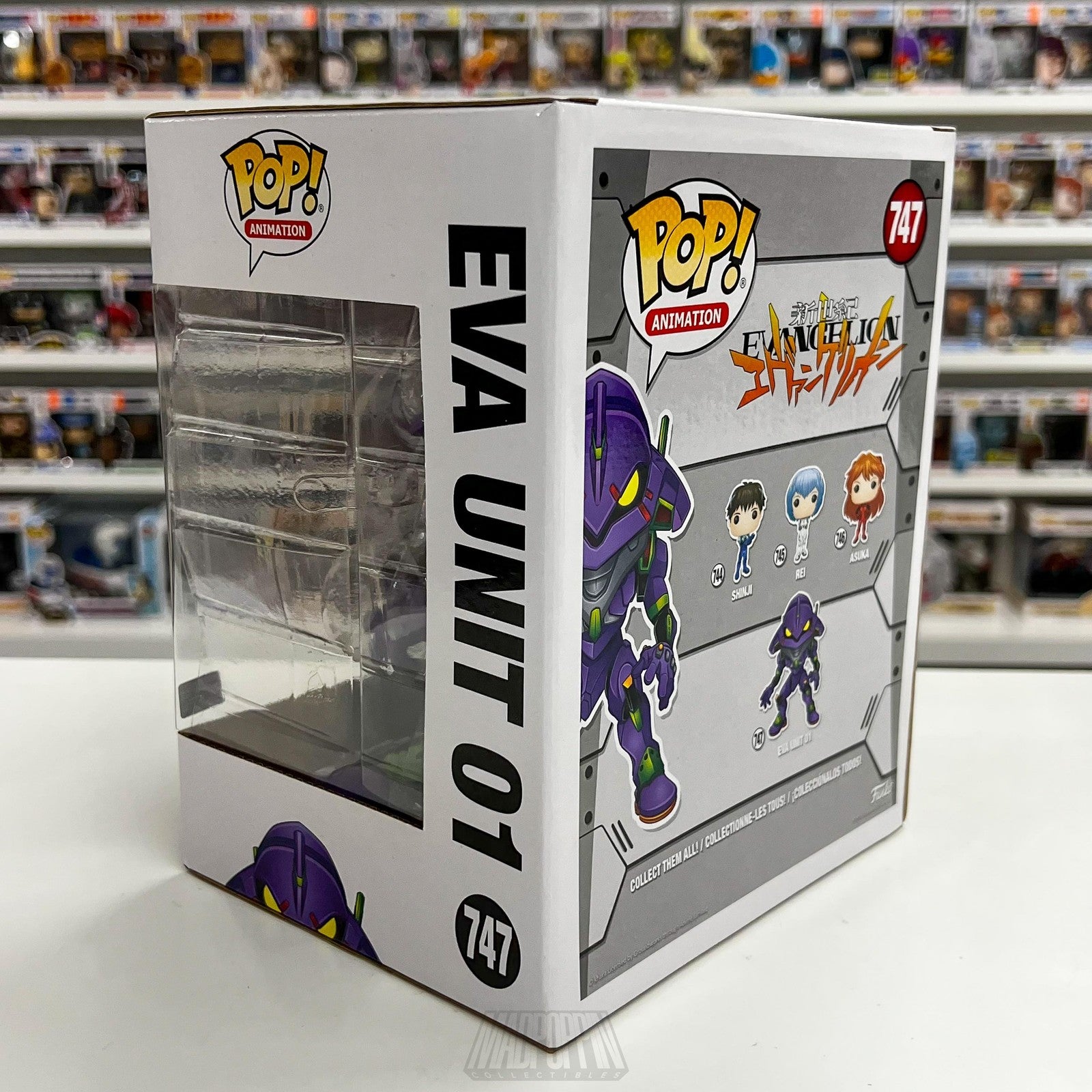 Funko Pop Evangelion EVA Unit 01 Vinyl Figure Neon Genesis Anime #747 New In Box
