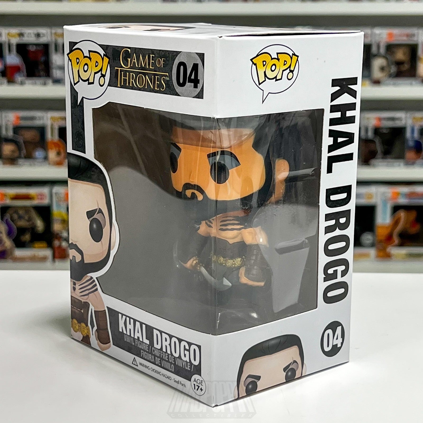 Funko Pop Game of Thrones Great Khal Drogo 04 Dothraki Vinyl Figure HBO Toy MIB