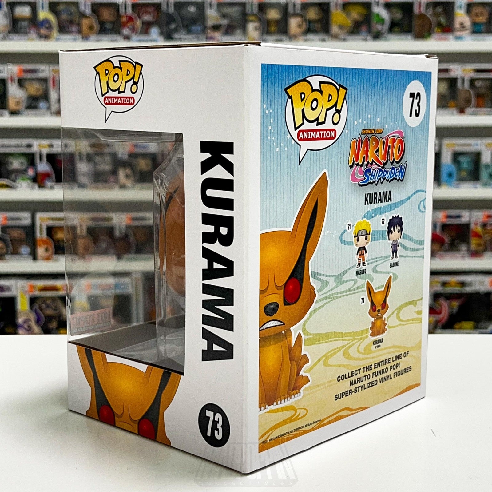 Funko Pop Naruto Shippuden Kurama 73 Hot Topic Pre Release Anime w/ Protector