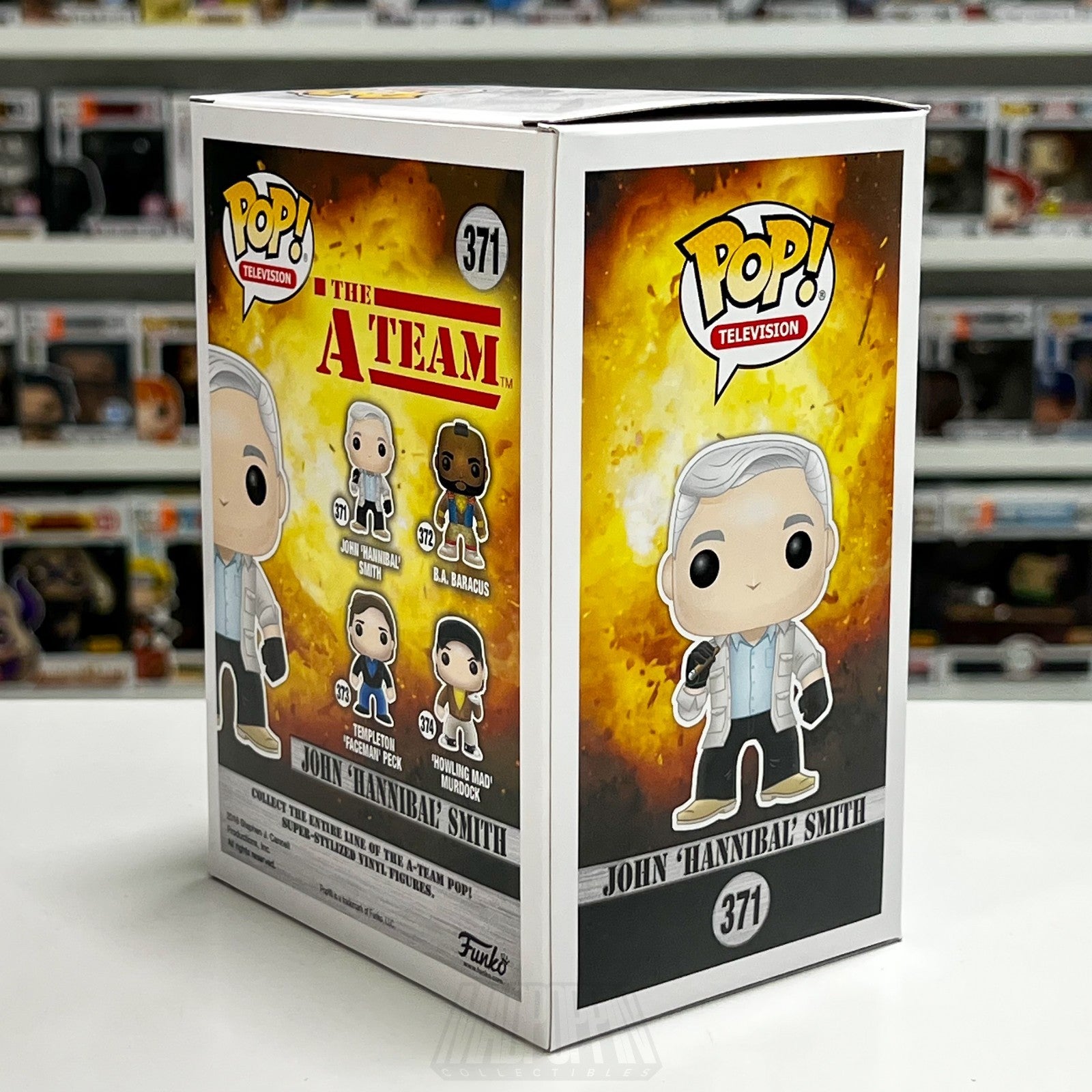 Funko Pop The A-Team John 'Hannibal' Smith 371 Vinyl Figure TV Collectible New