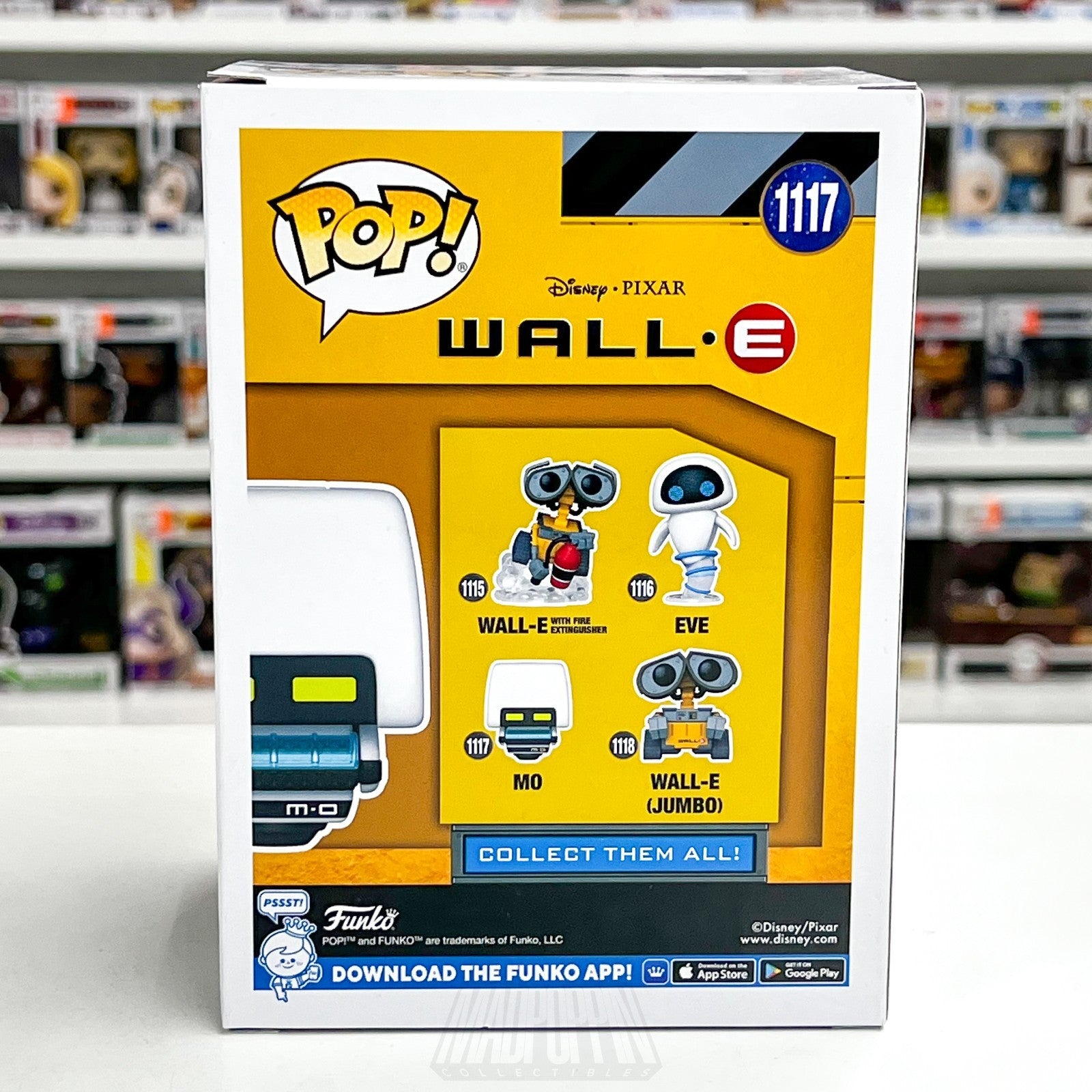 Funko Pop Disney Pixar Wall-E MO 1117 Vinyl Figure Microbe Obliterator Robot Toy3