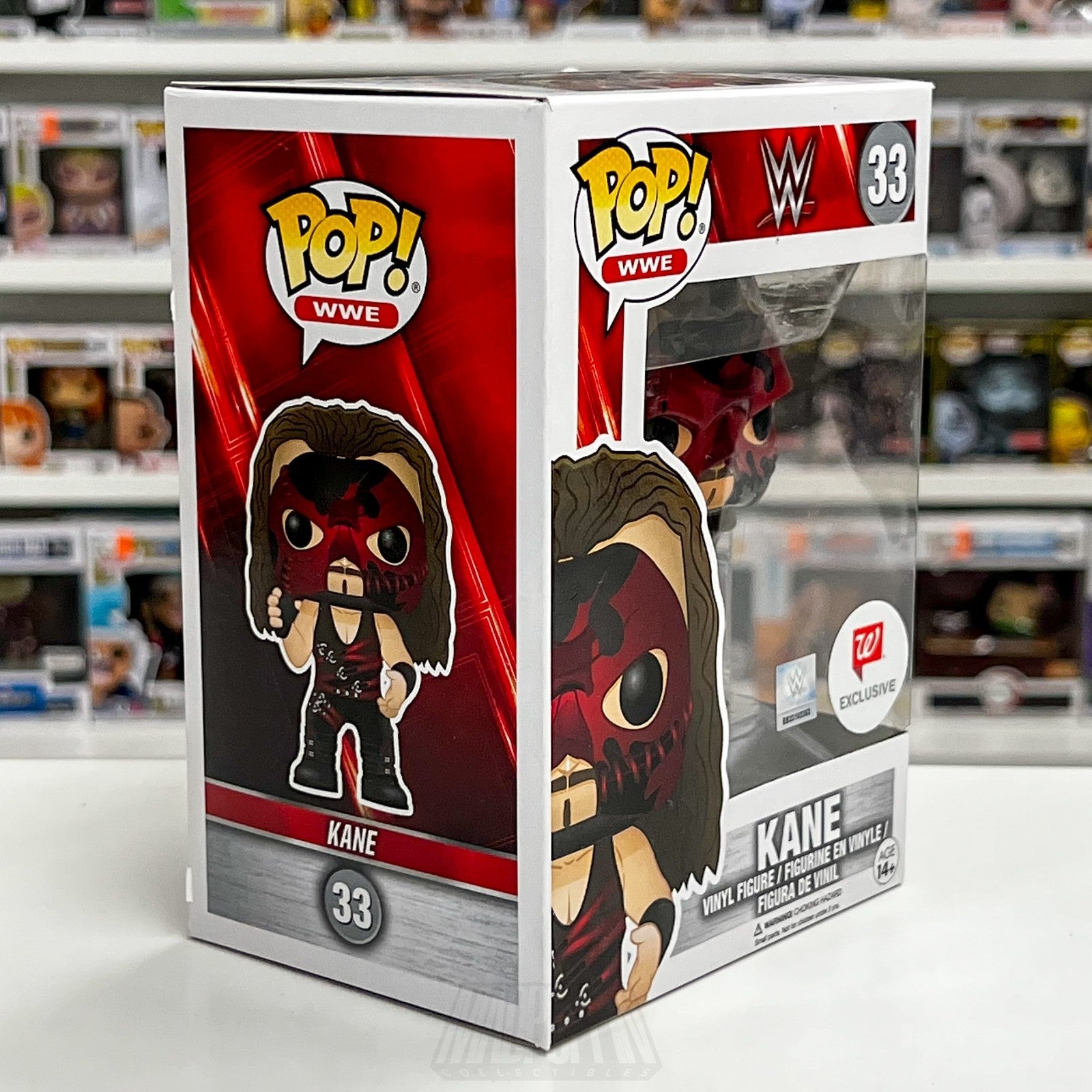 Funko Pop WWE Kane Walgreens Exclusive 33 Wrestling World Champion Vinyl Figure5