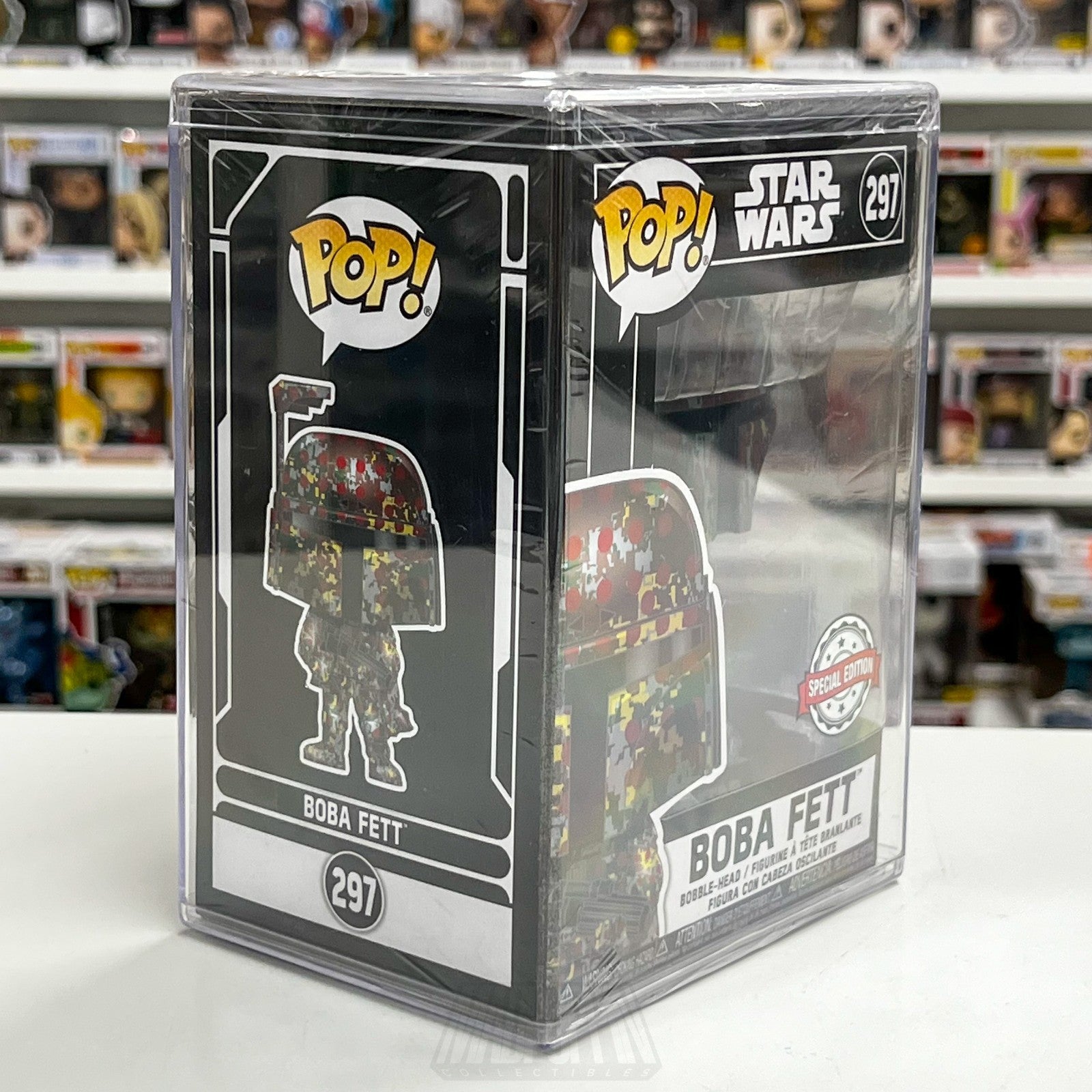 Funko Pop Star Wars Boba Fett Futura Camo Special Edition 297 Bounty Hunter Toy5