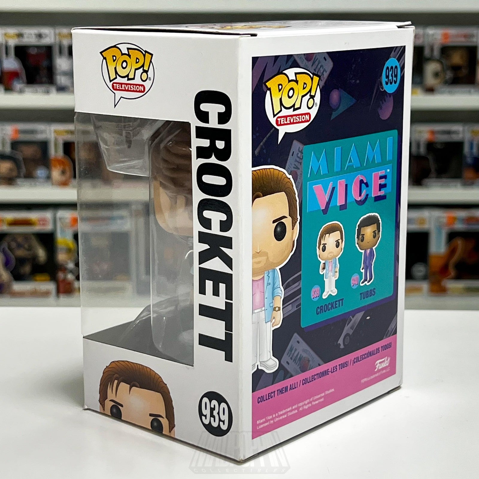 Funko Pop Television Miami Vice Crockett #939 Vinyl Figure TV Show Action Drama