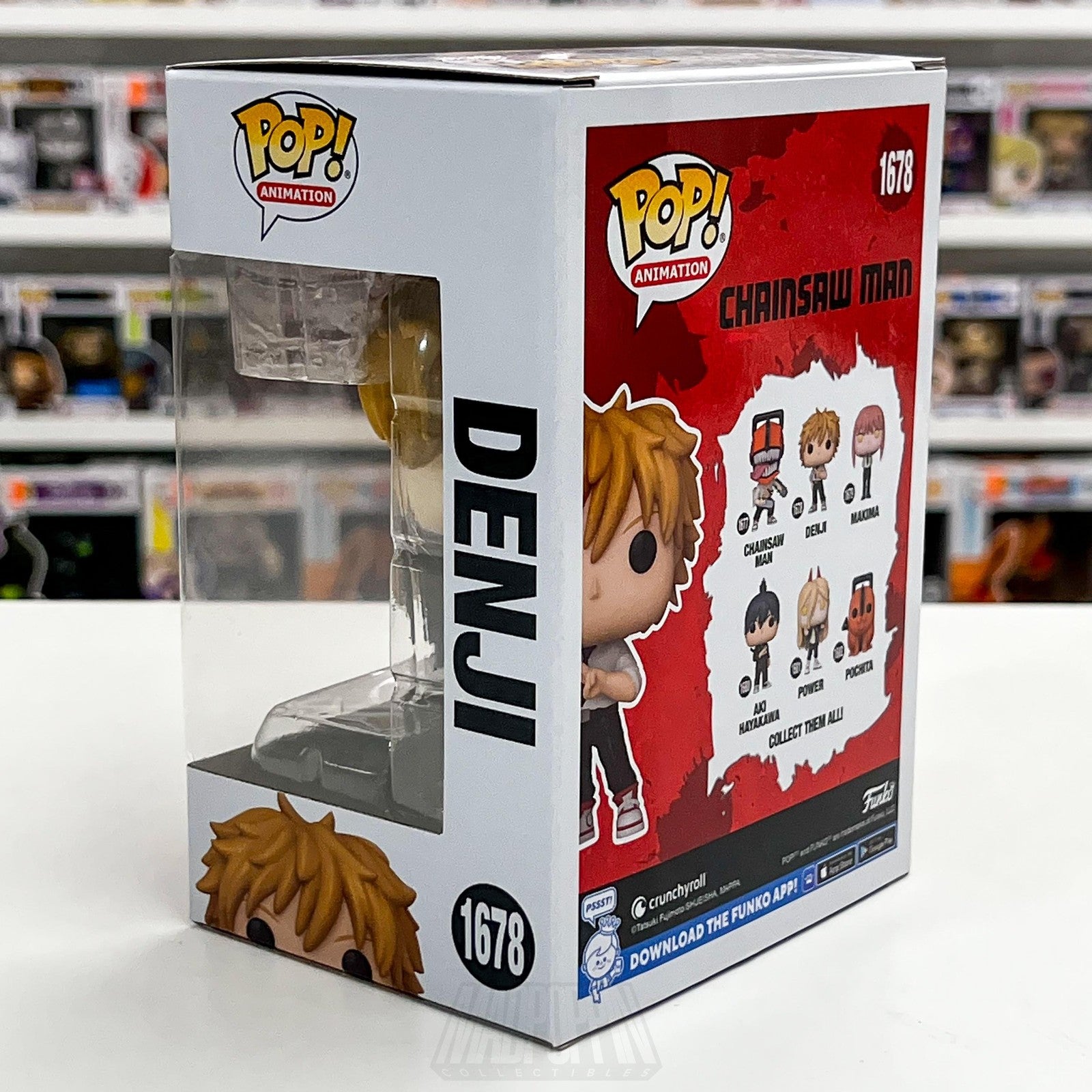 Funko Pop Animation Chainsaw Man Denji 1678 Vinyl Figure With Box Collectible2