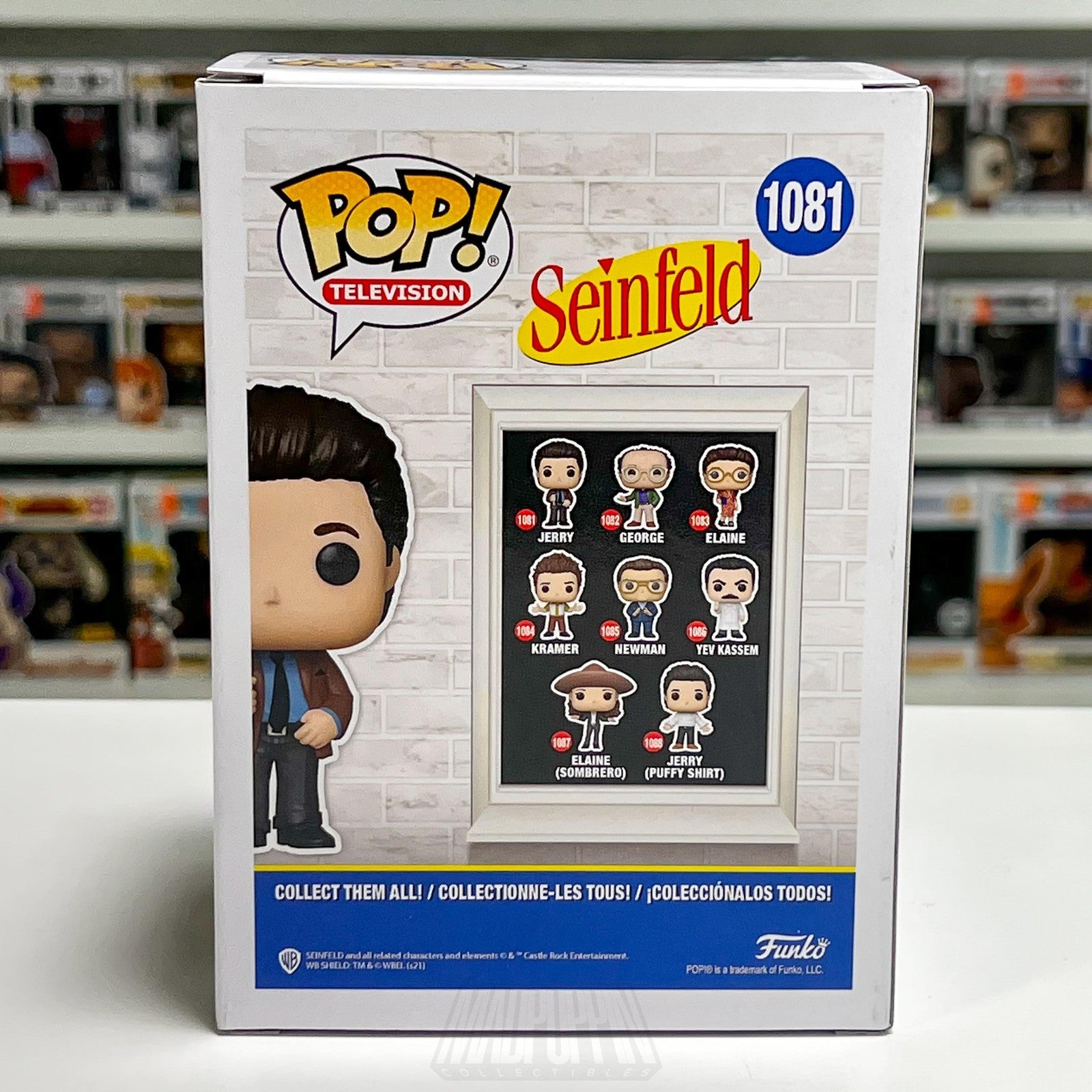 Funko Pop Television Seinfeld Jerry 1081 Figure Toy Comedy Sitcom Show Standup