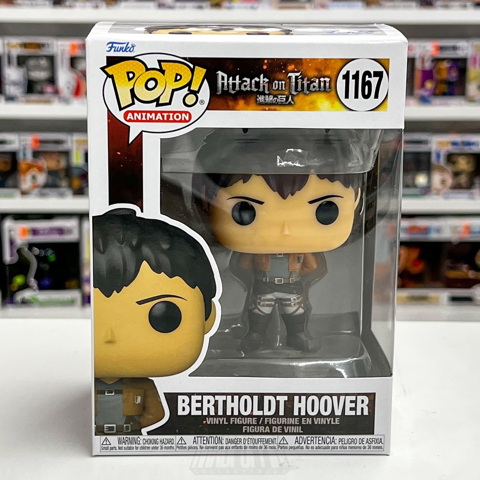 Funko Pop Anime Attack On Titan Bertholdt Hoover 1167 Vinyl Figure AOT Animation0