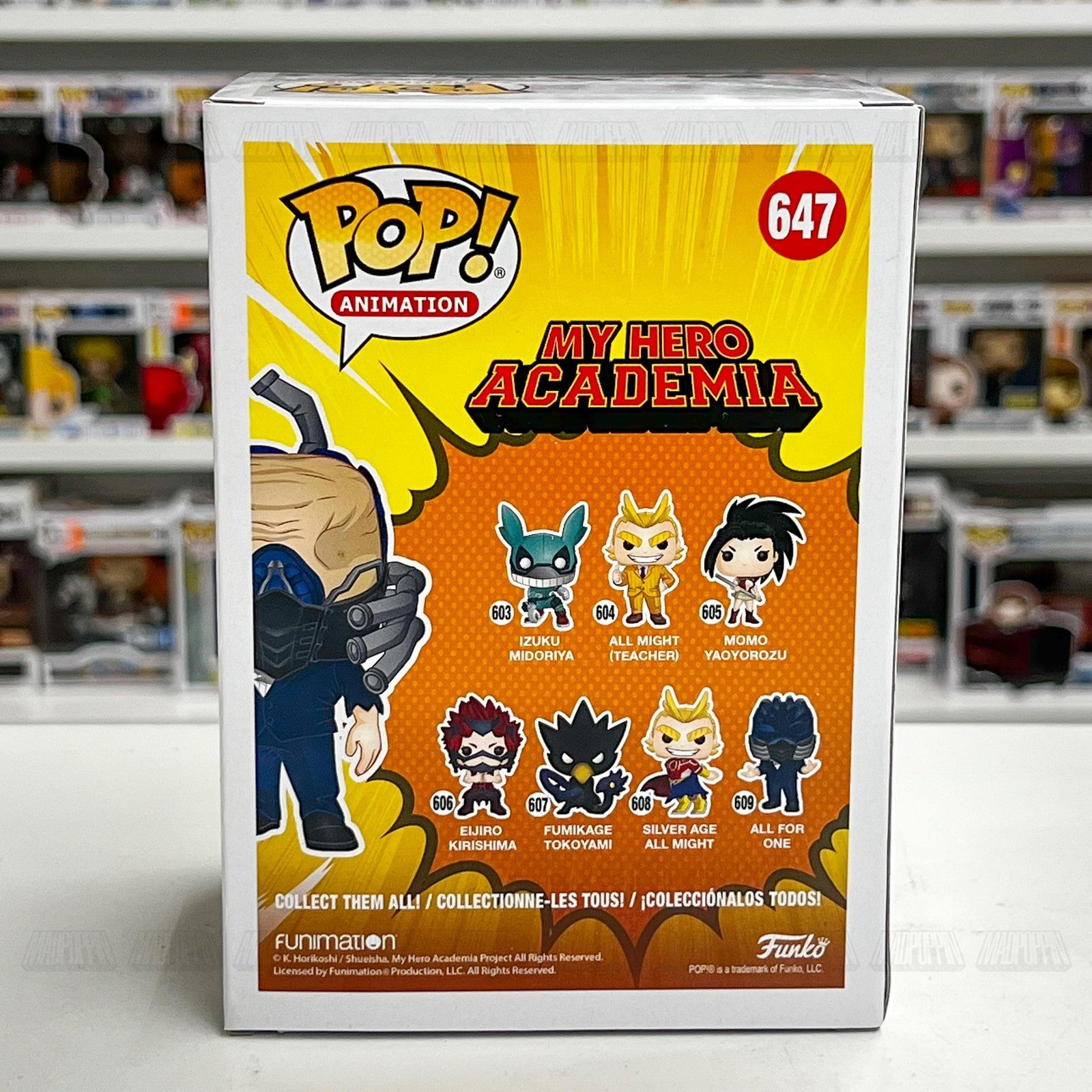 Funko Pop My Hero Academia All For One 647 Fugitive Toys Exclusive Vinyl Figure
