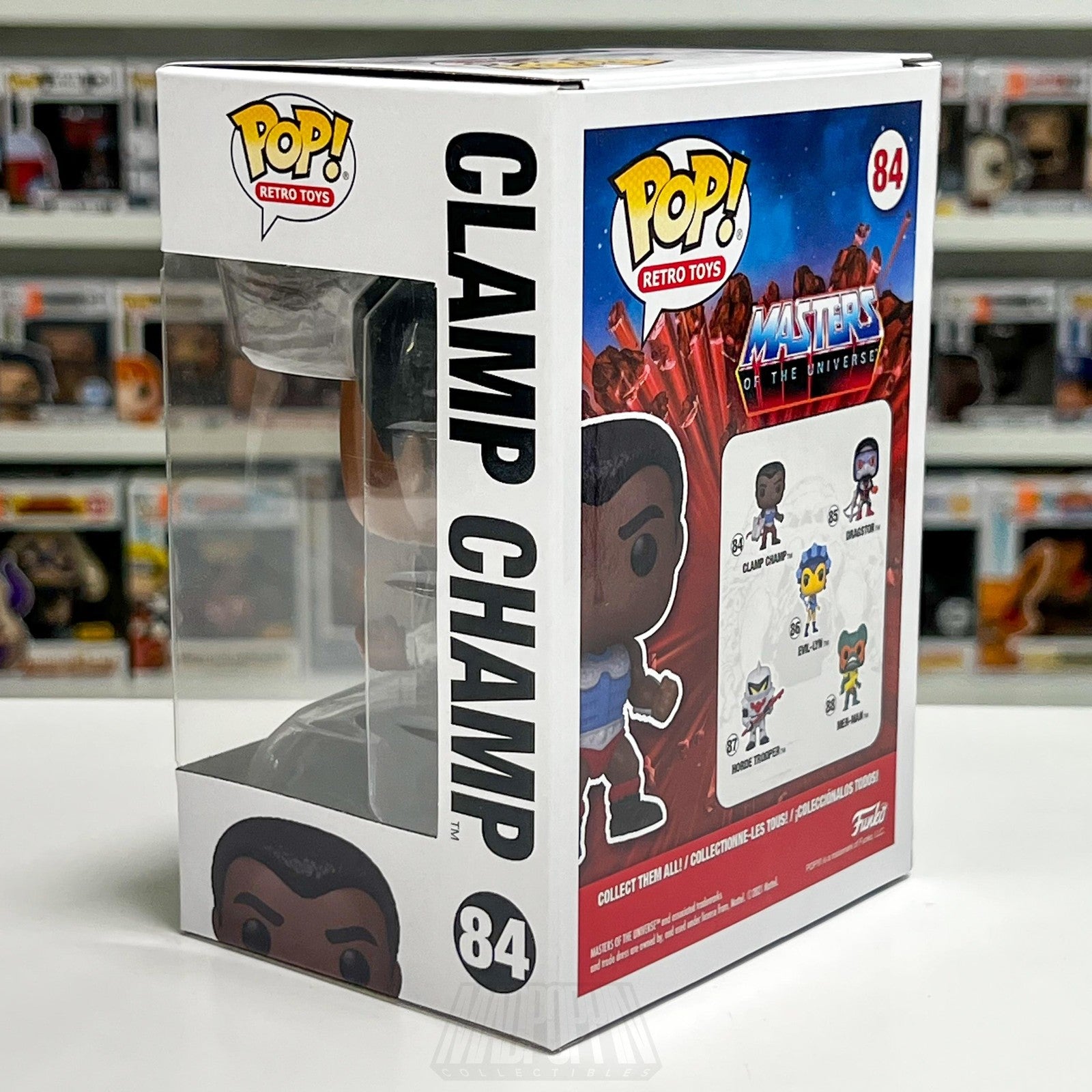 Funko Pop Retro Toys Masters of the Universe MOTU Clamp Champ 84 Vinyl Figure